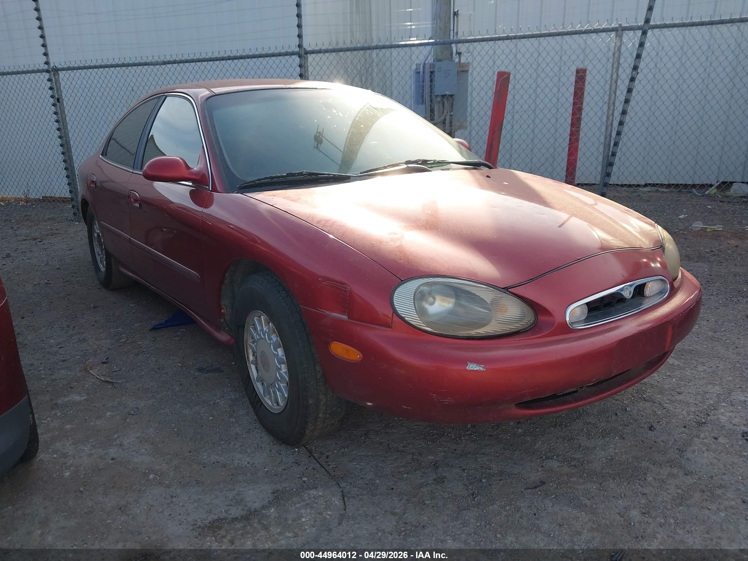 1997 Mercury Sable Gs Red vin: 1MELM50U7VA653068