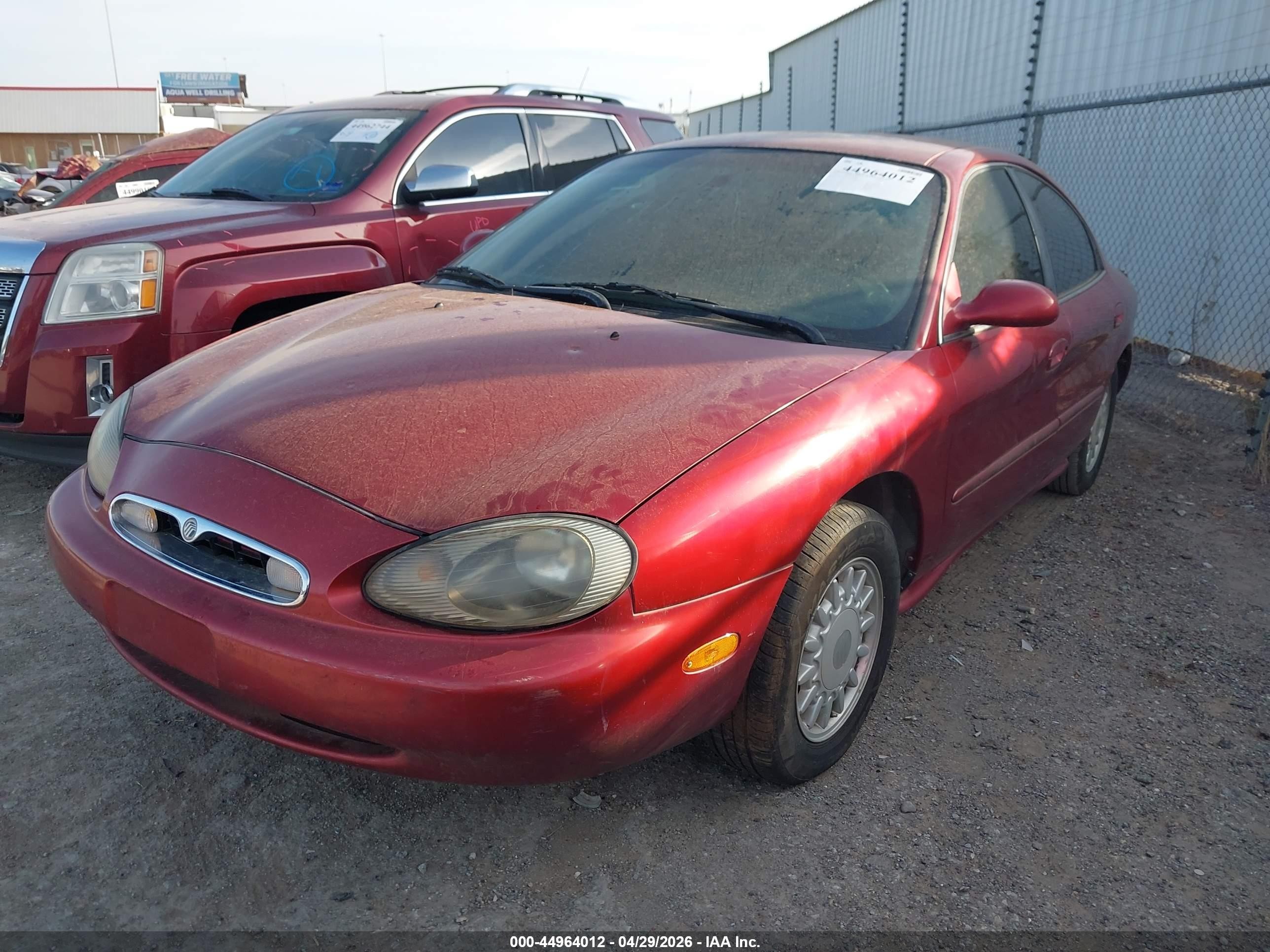 1997 Mercury Sable Gs Red vin: 1MELM50U7VA653068