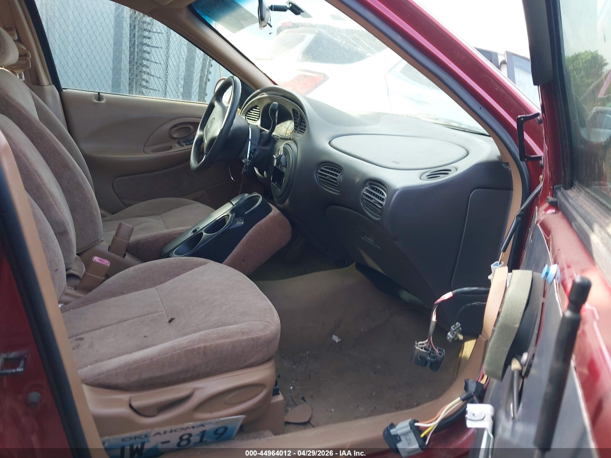 1997 Mercury Sable Gs Red vin: 1MELM50U7VA653068