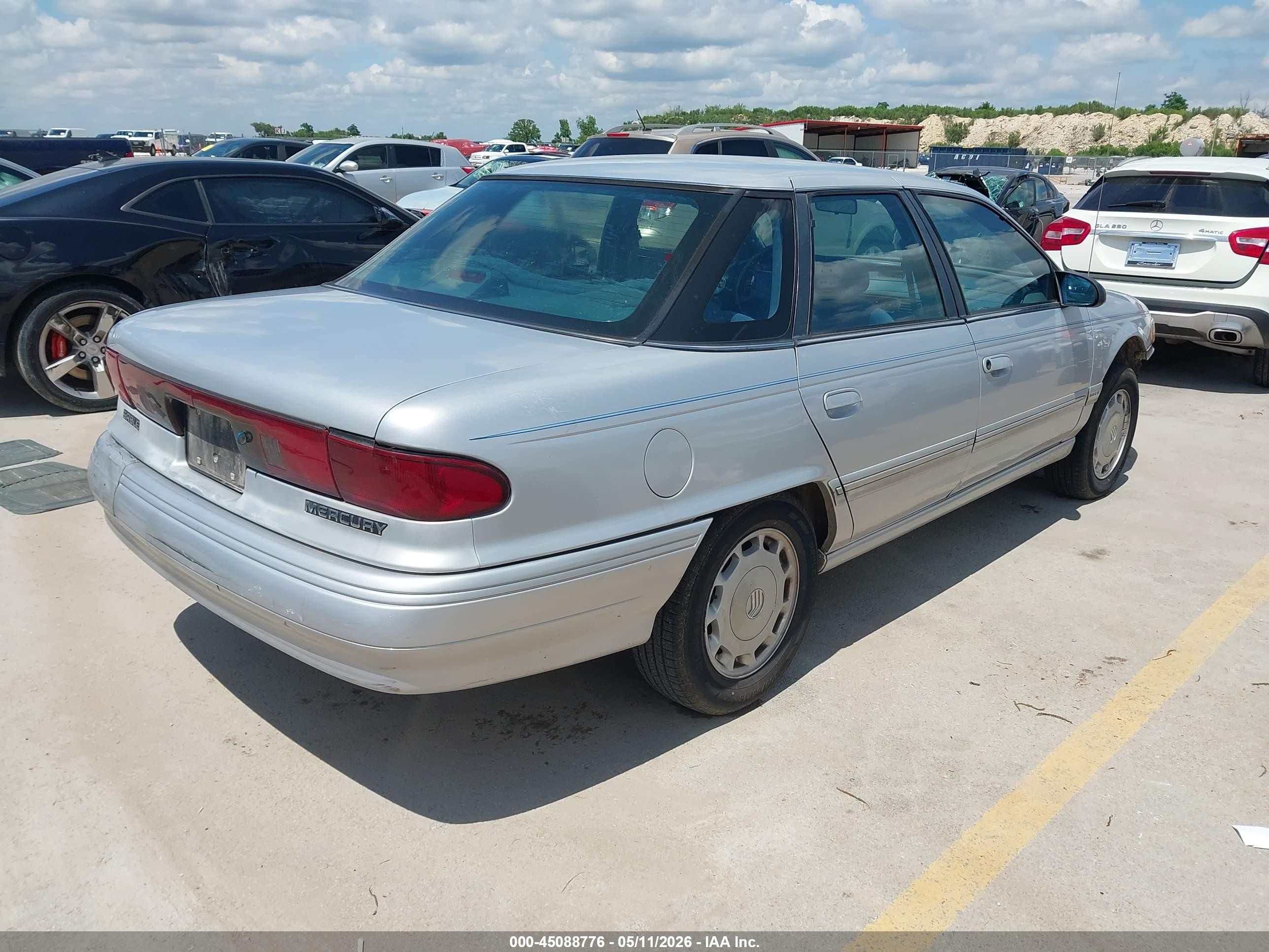 1995 Mercury Sable Gs Silver vin: 1MELM50U8SG658482