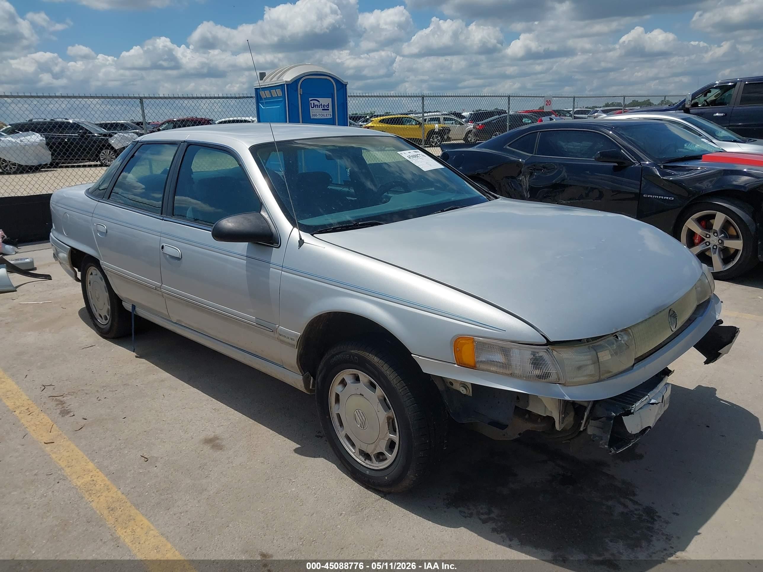 1995 Mercury Sable Gs Silver vin: 1MELM50U8SG658482