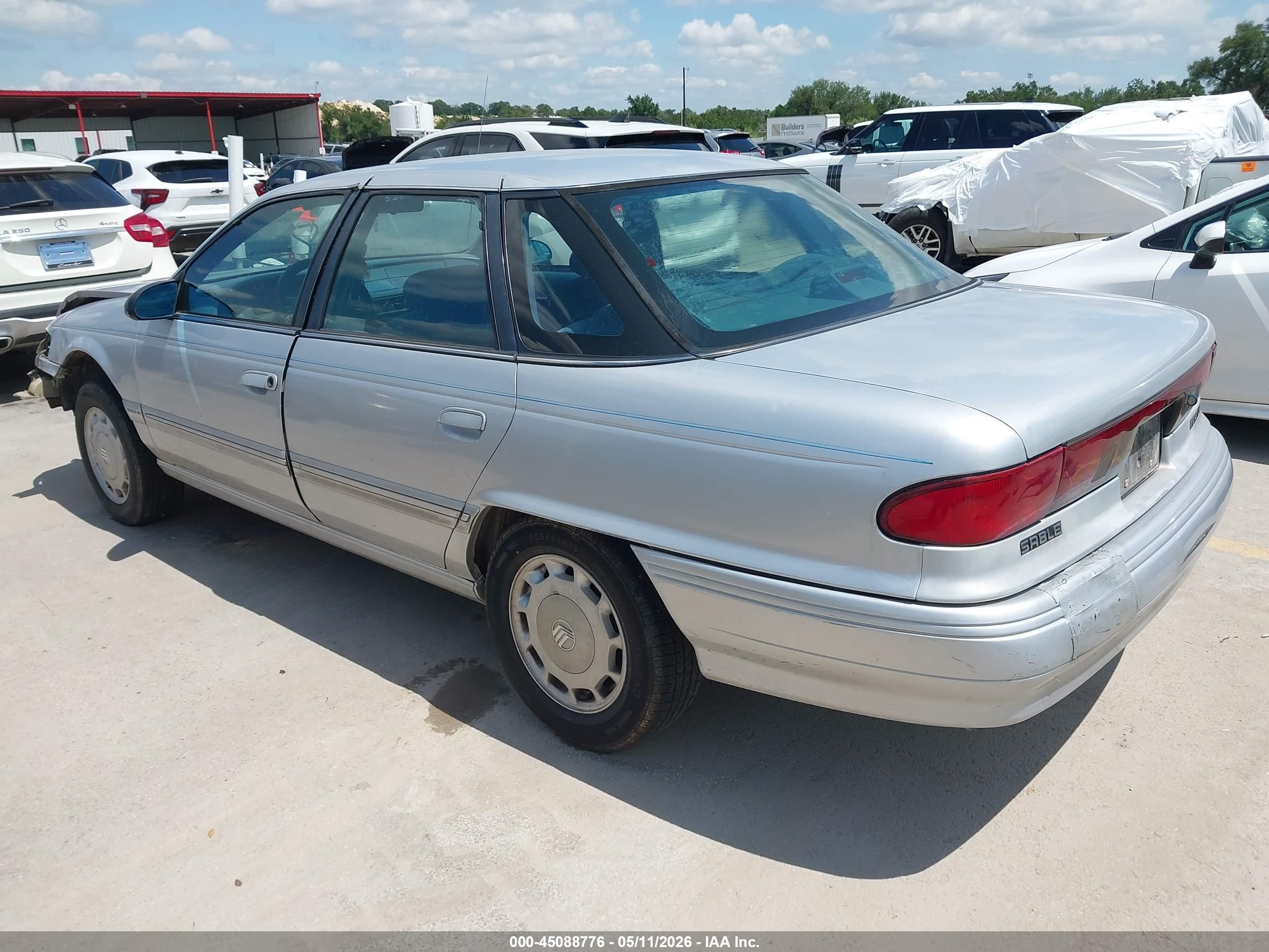 1995 Mercury Sable Gs Silver vin: 1MELM50U8SG658482