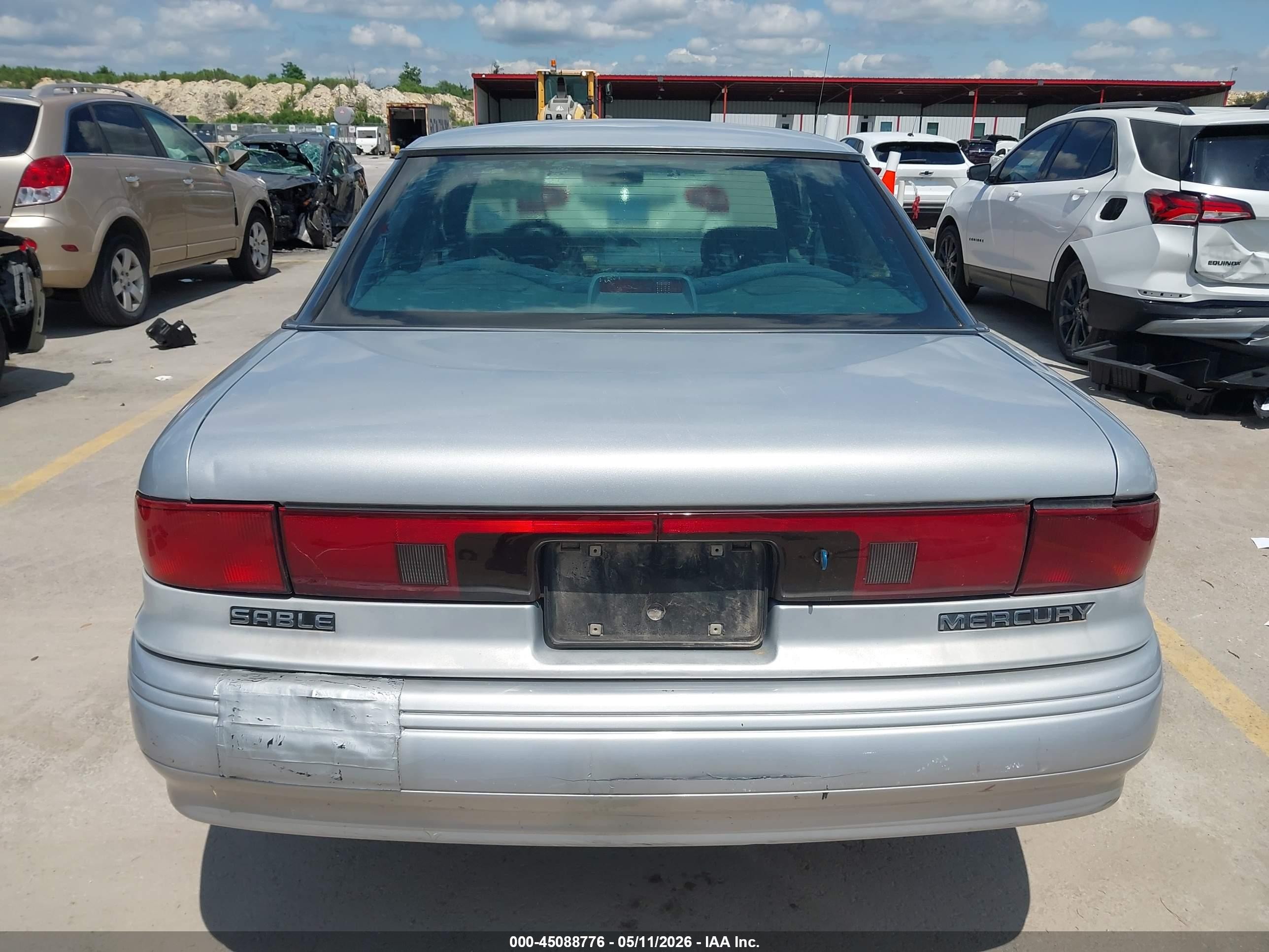 1995 Mercury Sable Gs Silver vin: 1MELM50U8SG658482