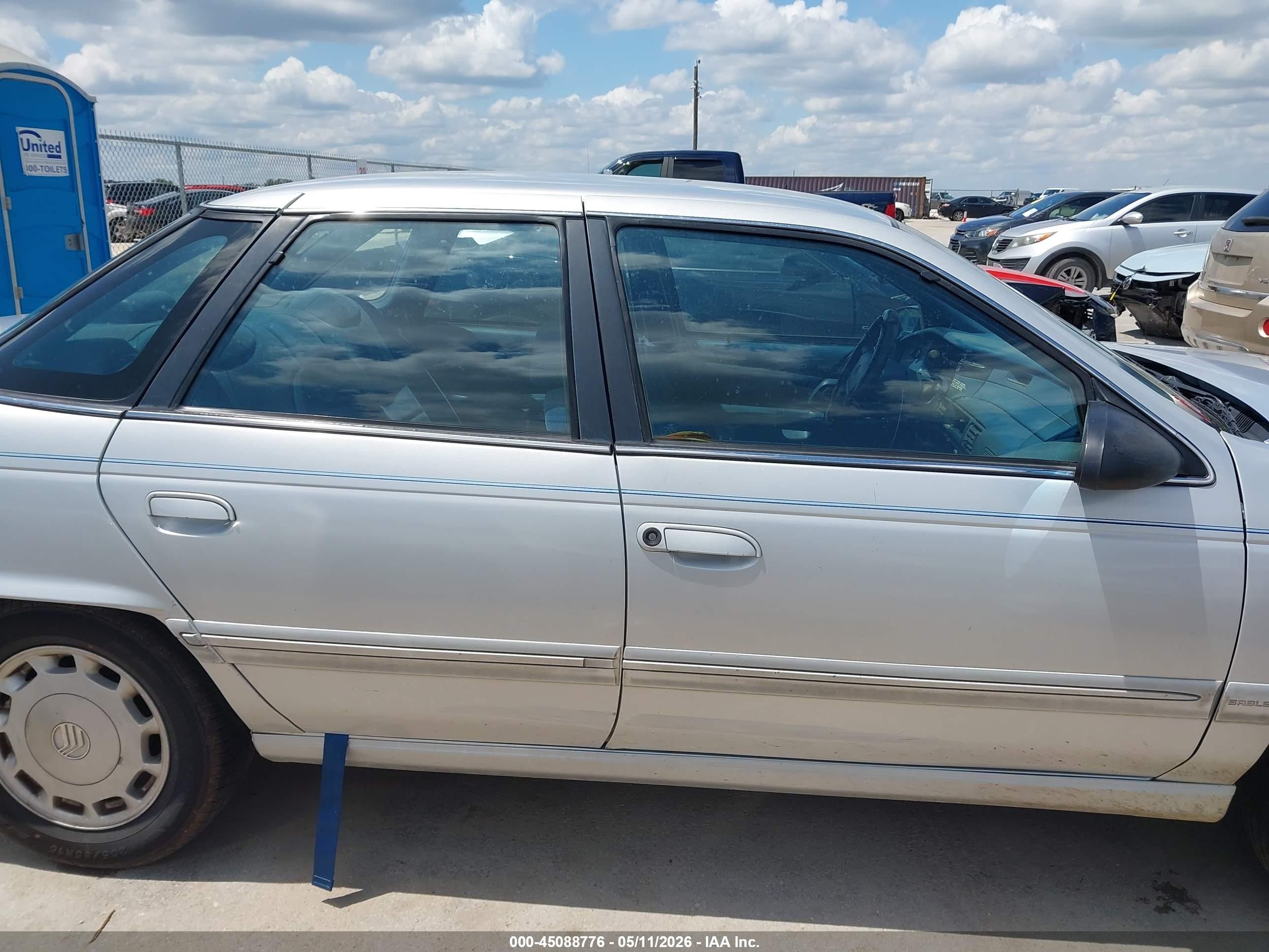 1995 Mercury Sable Gs Silver vin: 1MELM50U8SG658482