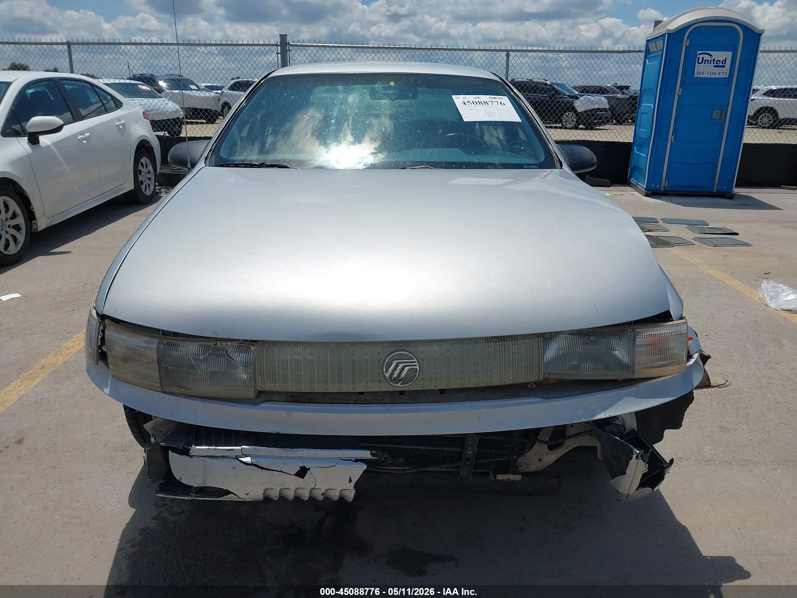 1995 Mercury Sable Gs Silver vin: 1MELM50U8SG658482