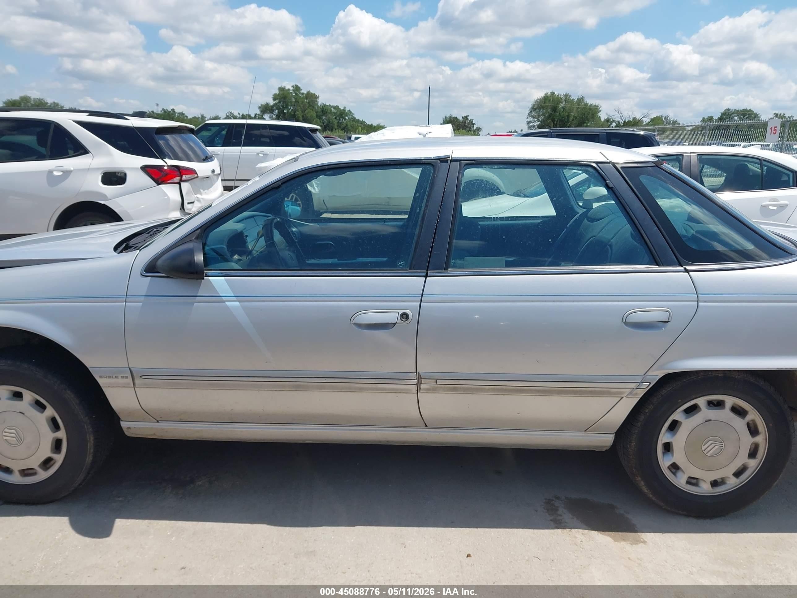 1995 Mercury Sable Gs Silver vin: 1MELM50U8SG658482