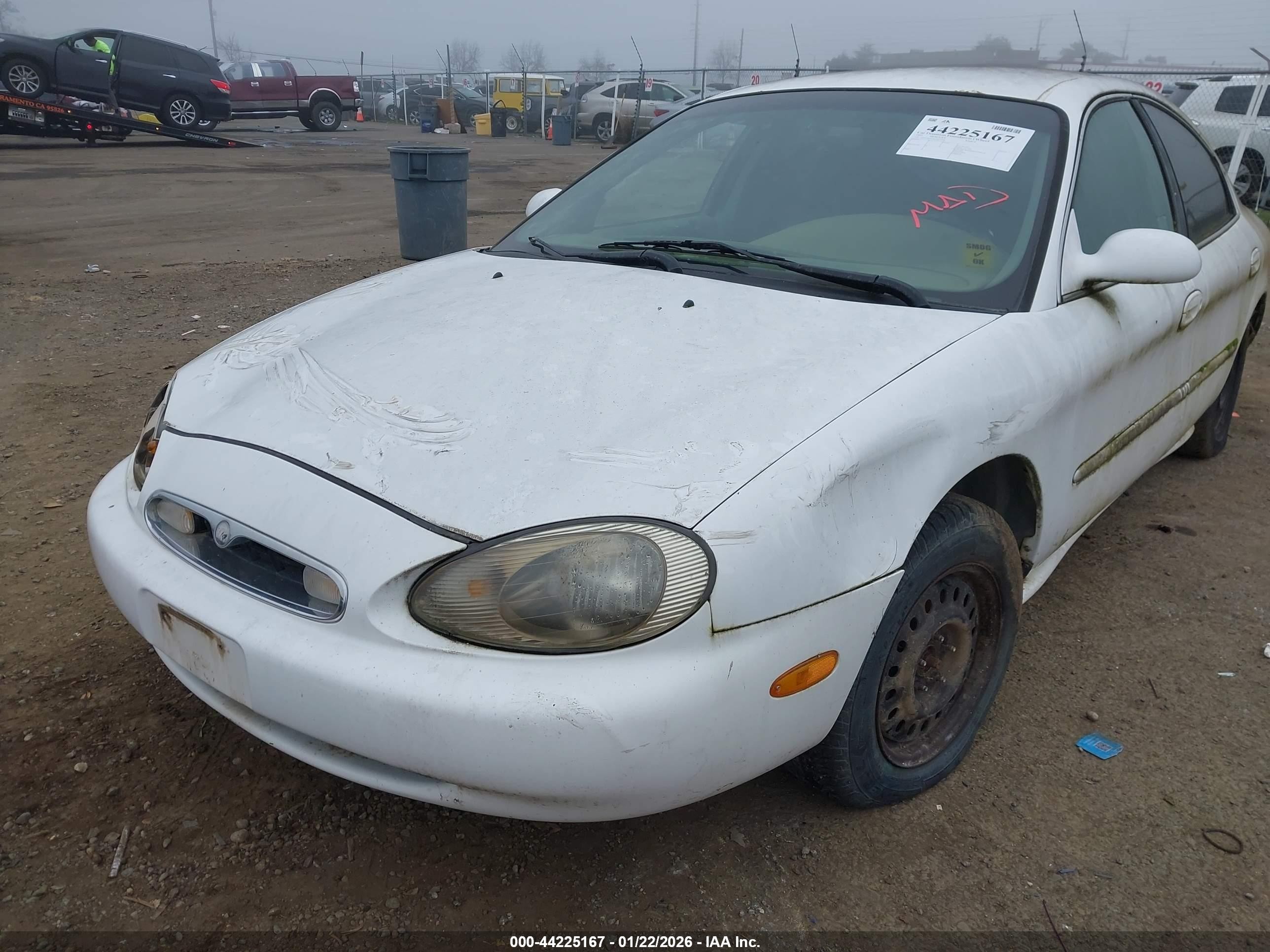 1997 Mercury Sable Gs White vin: 1MELM50U8VA636098