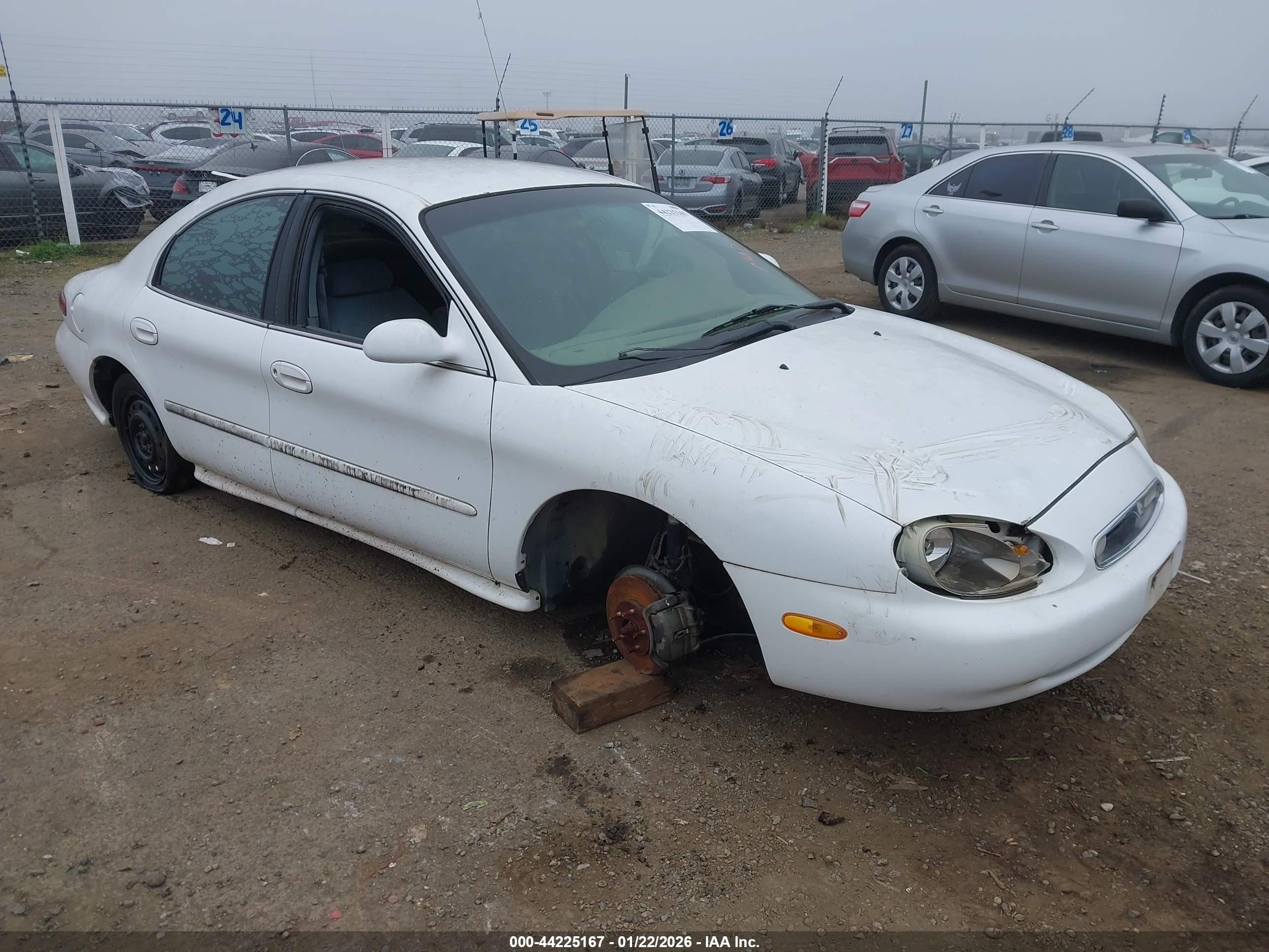 1997 Mercury Sable Gs White vin: 1MELM50U8VA636098