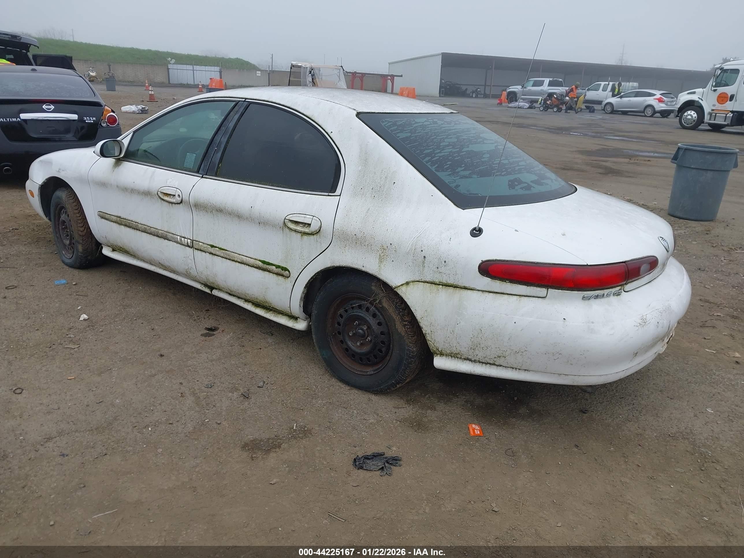 1997 Mercury Sable Gs White vin: 1MELM50U8VA636098