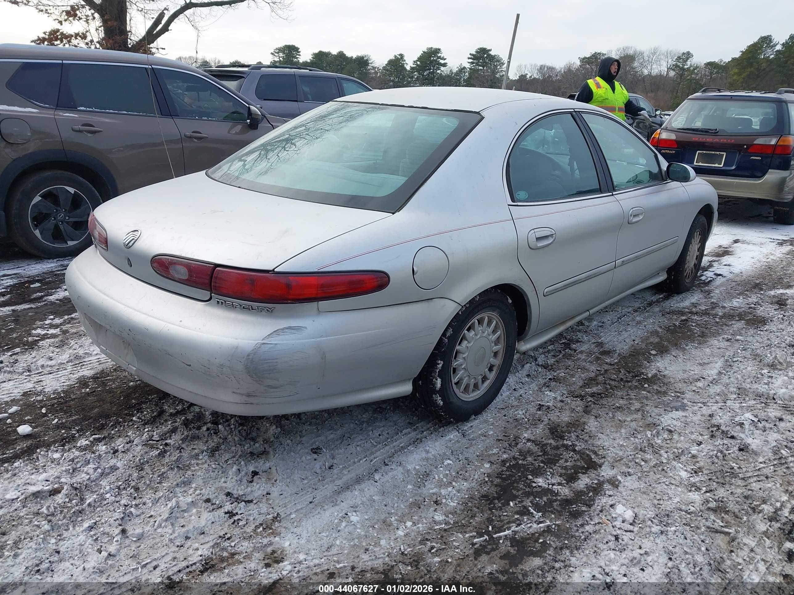 1996 Mercury Sable Gs Silver vin: 1MELM50U9TA662660