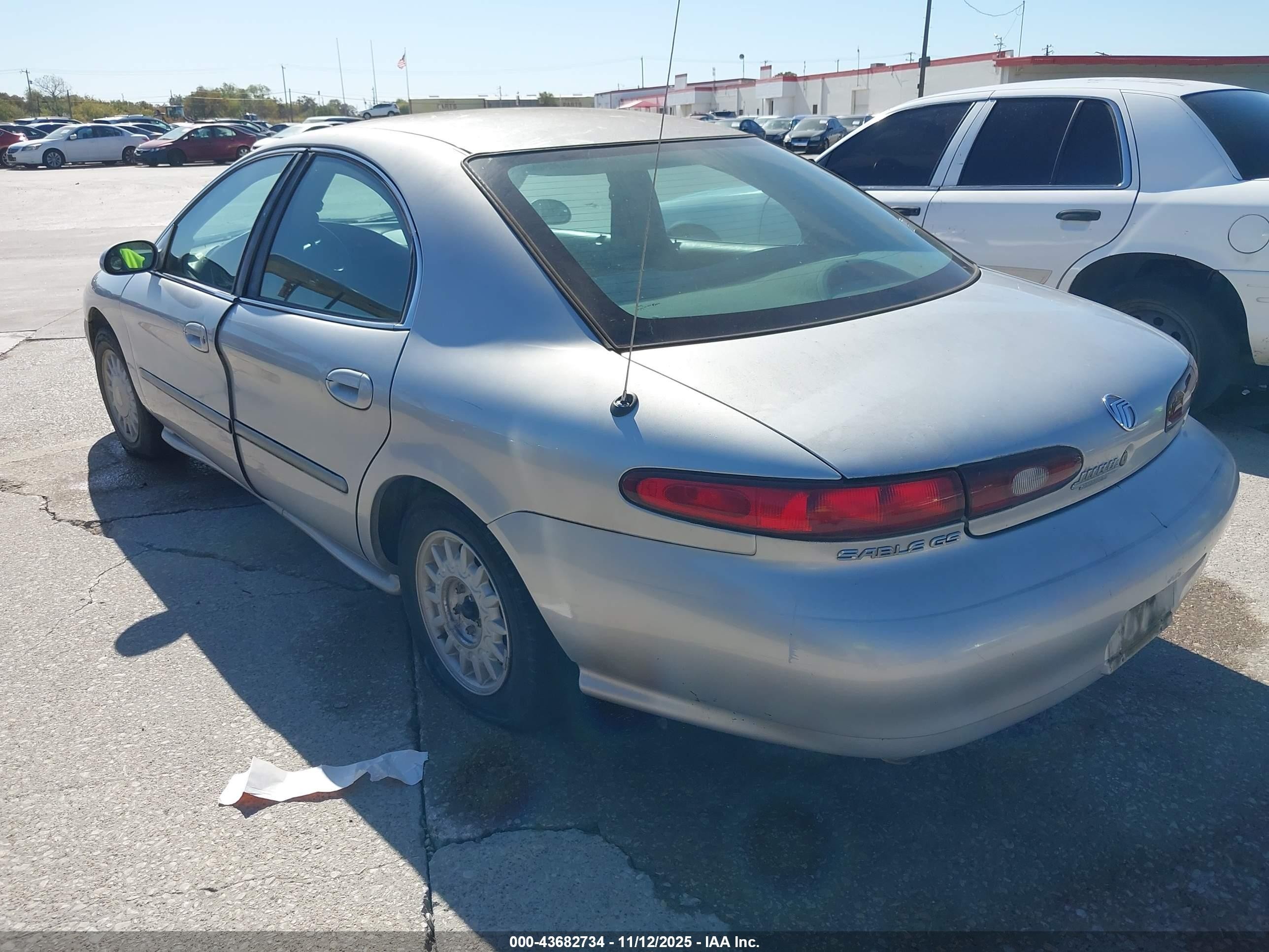 1996 Mercury Sable Gs Silver vin: 1MELM50UXTG631625