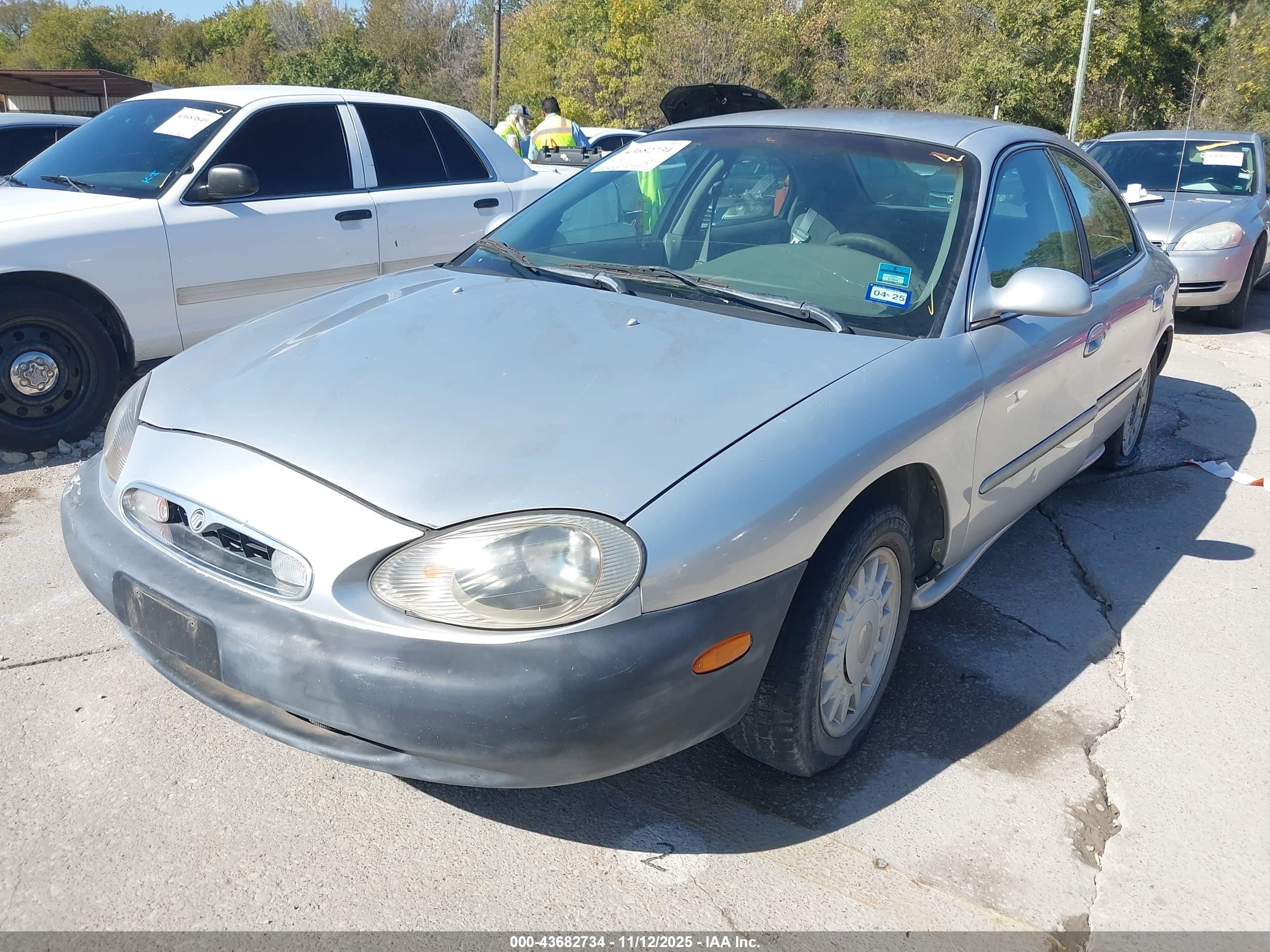 1996 Mercury Sable Gs Silver vin: 1MELM50UXTG631625