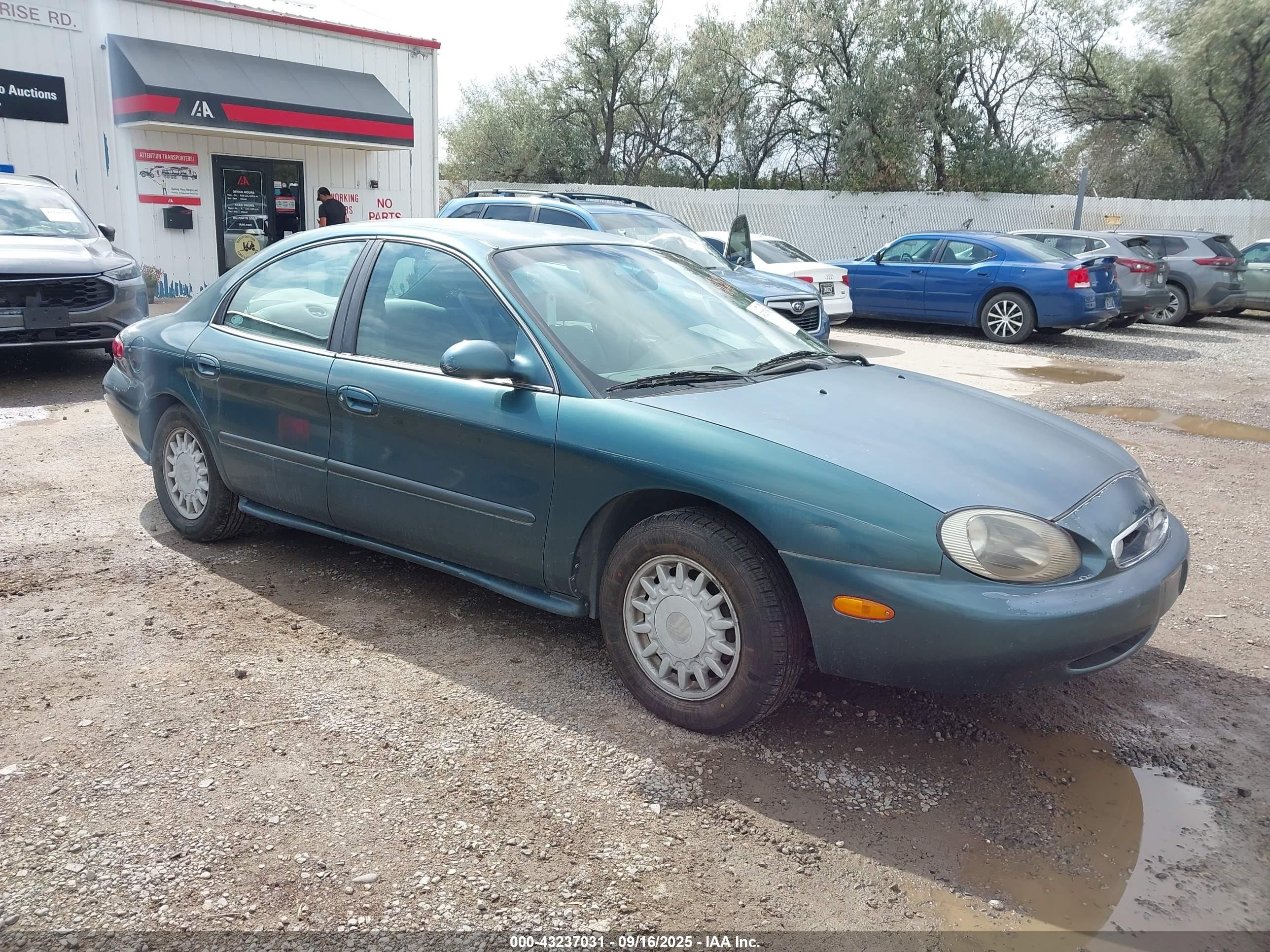 1997 Mercury Sable Gs Green vin: 1MELM50UXVA642307