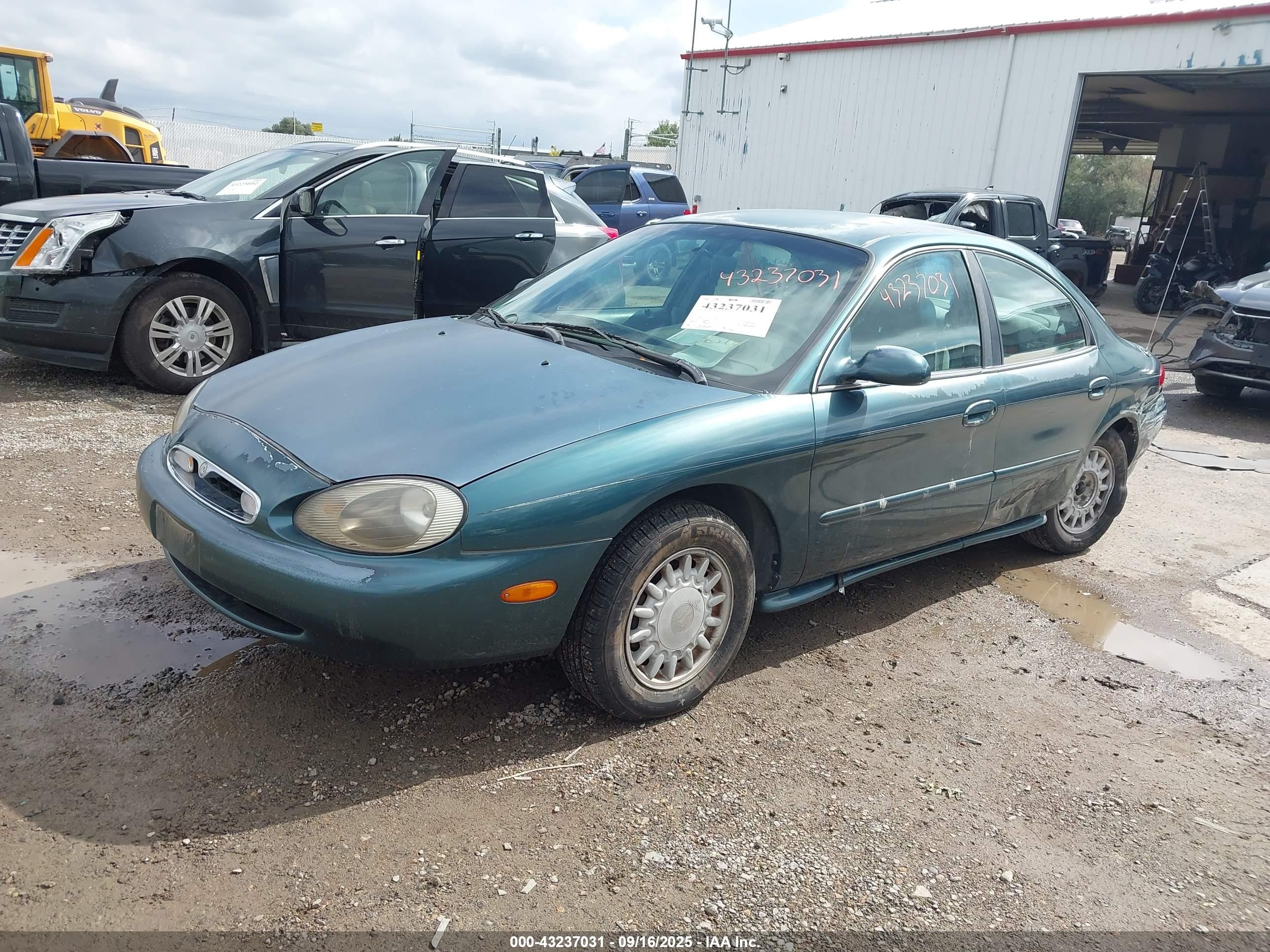 1997 Mercury Sable Gs Green vin: 1MELM50UXVA642307