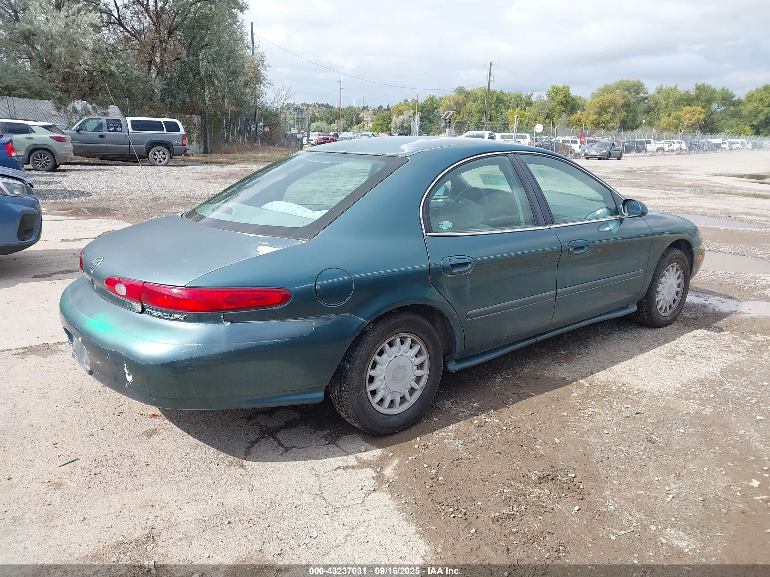 1997 Mercury Sable Gs Green vin: 1MELM50UXVA642307