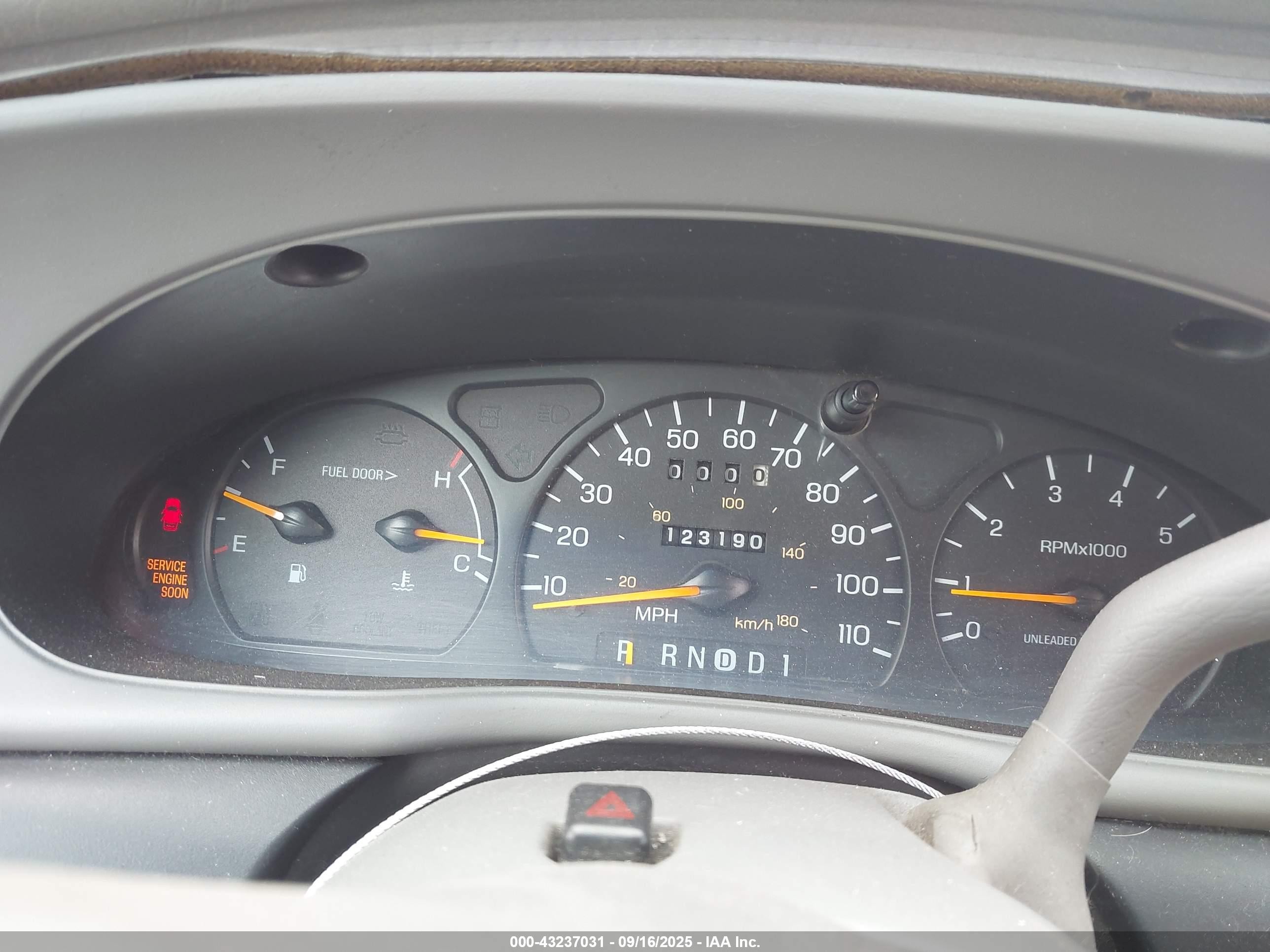 1997 Mercury Sable Gs Green vin: 1MELM50UXVA642307
