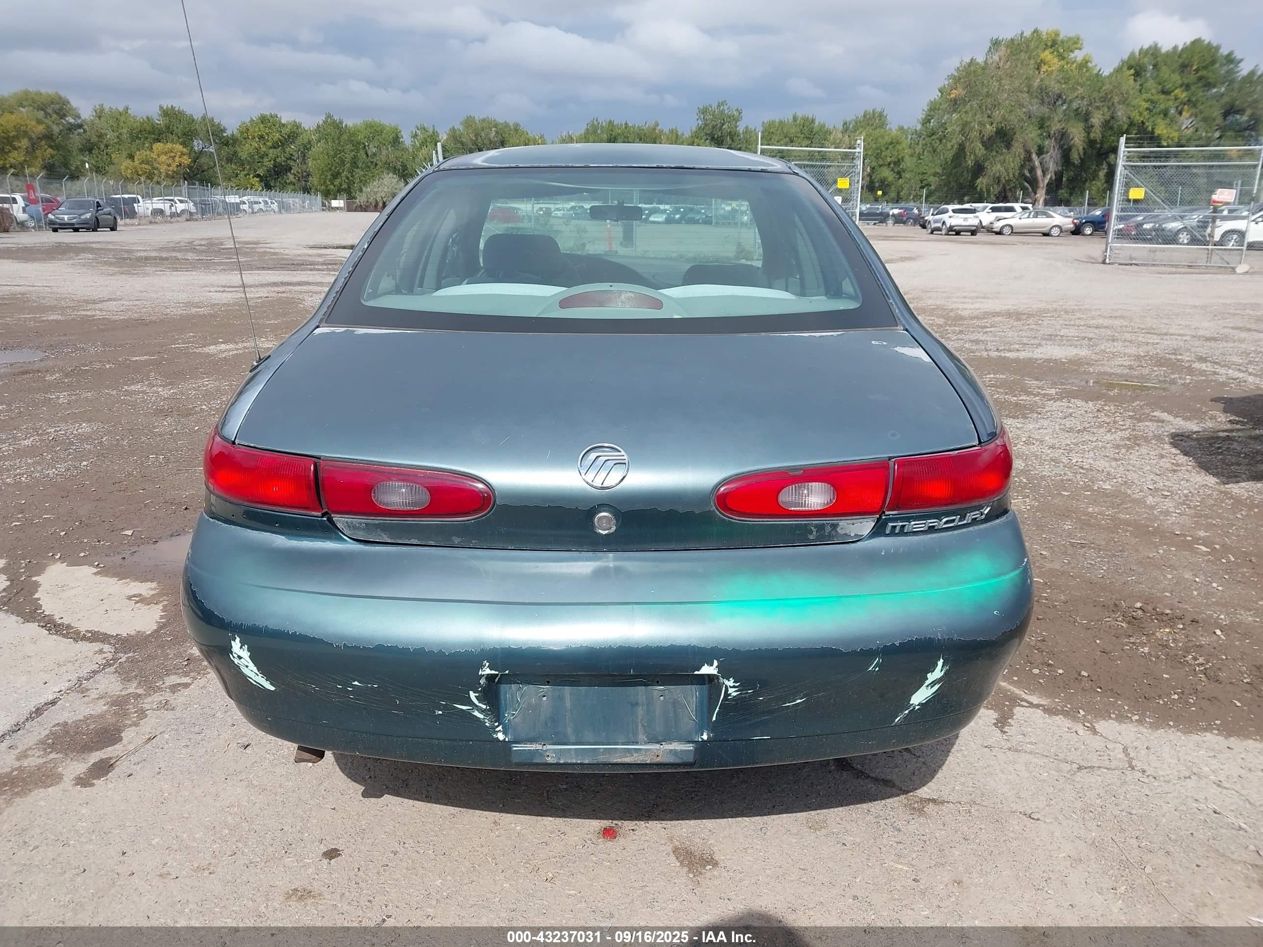 1997 Mercury Sable Gs Green vin: 1MELM50UXVA642307