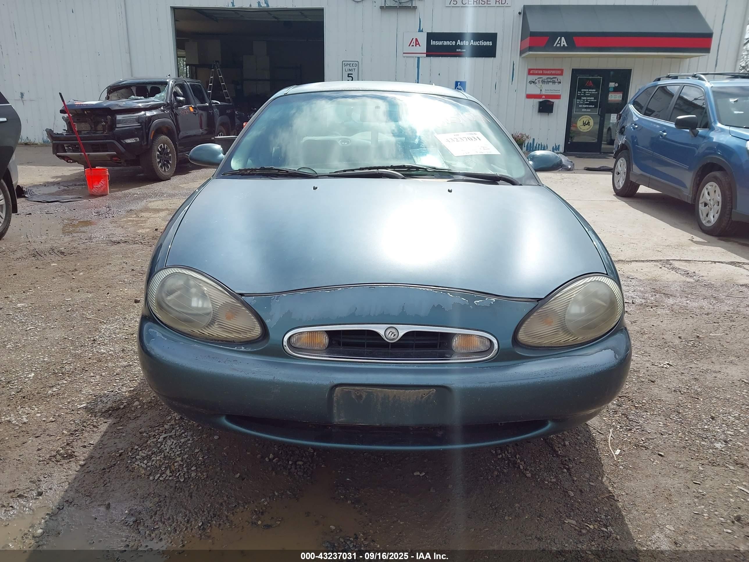 1997 Mercury Sable Gs Green vin: 1MELM50UXVA642307