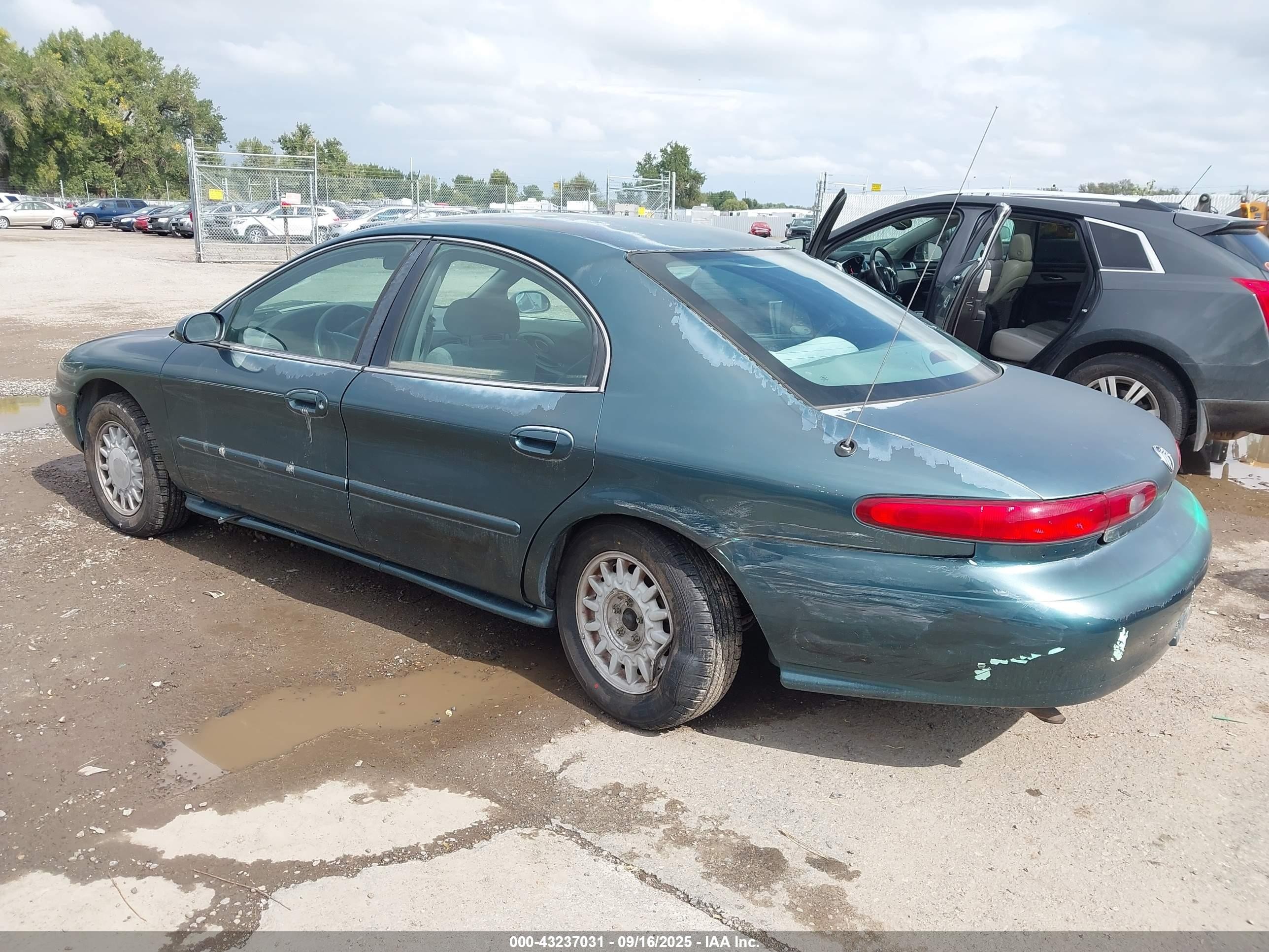 1997 Mercury Sable Gs Green vin: 1MELM50UXVA642307
