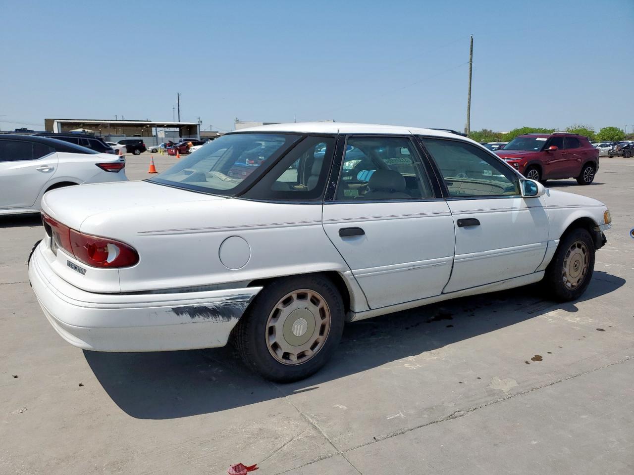 1993 Mercury Sable Ls White vin: 1MELM5345PA669638