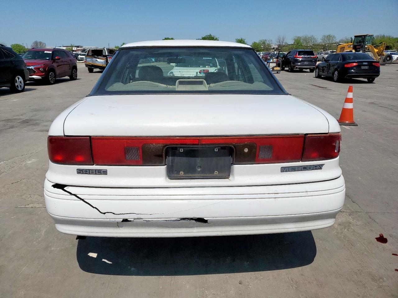 1993 Mercury Sable Ls White vin: 1MELM5345PA669638