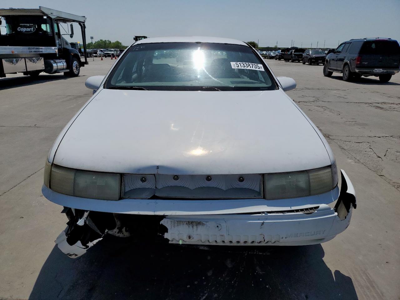 1993 Mercury Sable Ls White vin: 1MELM5345PA669638