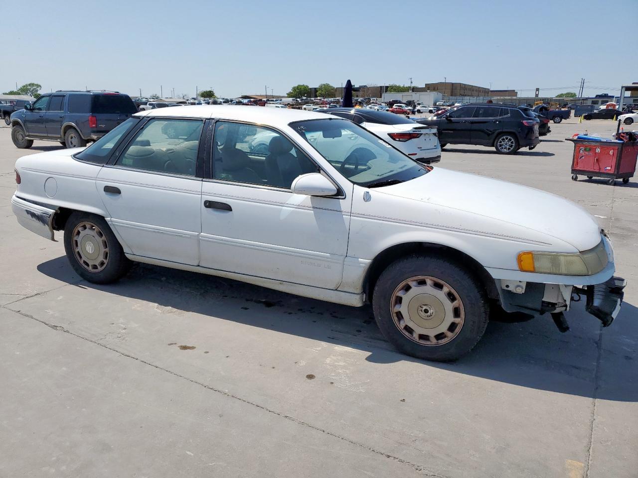 1993 Mercury Sable Ls White vin: 1MELM5345PA669638