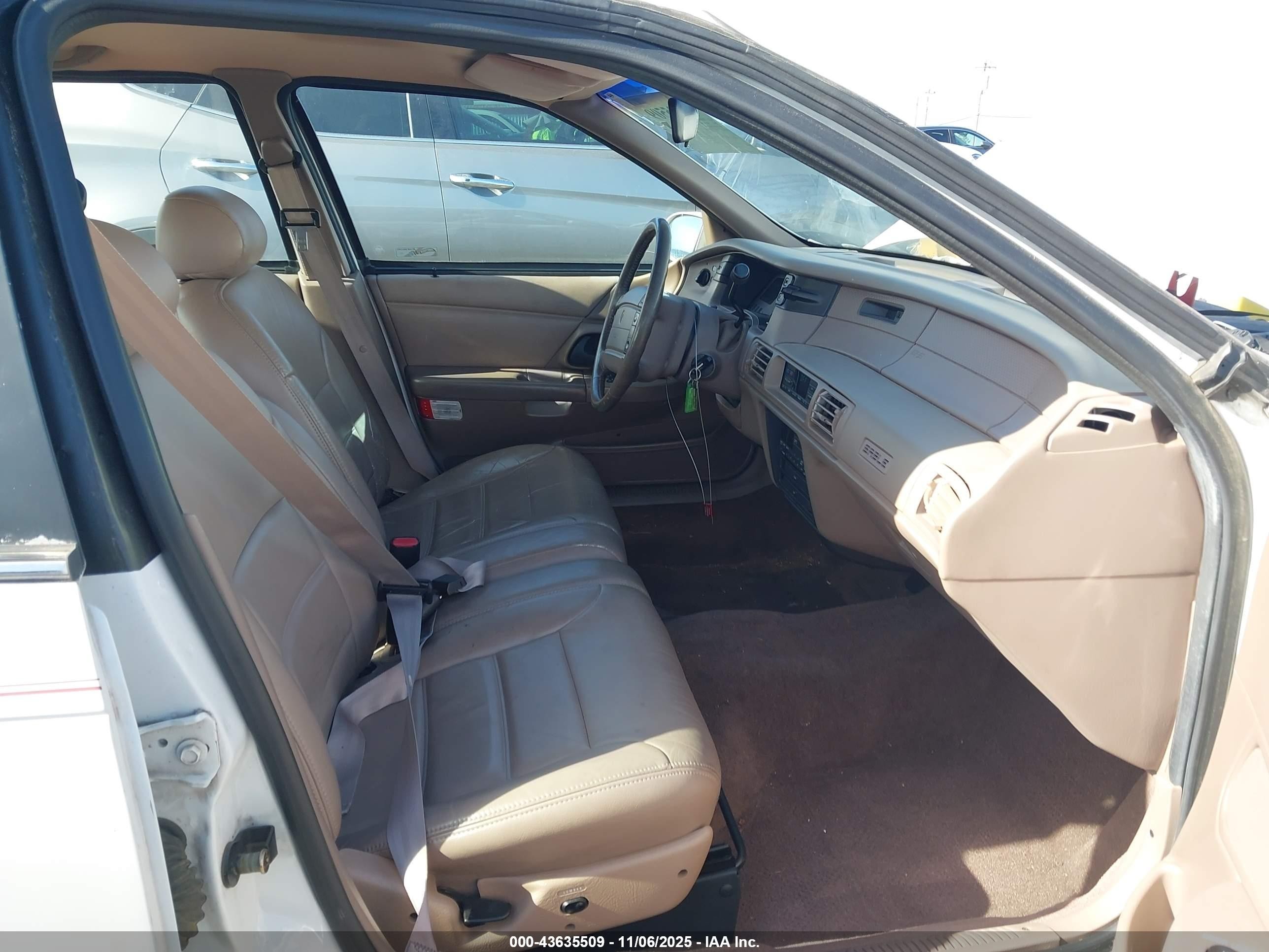 1993 Mercury Sable Ls White vin: 1MELM5346PA640763