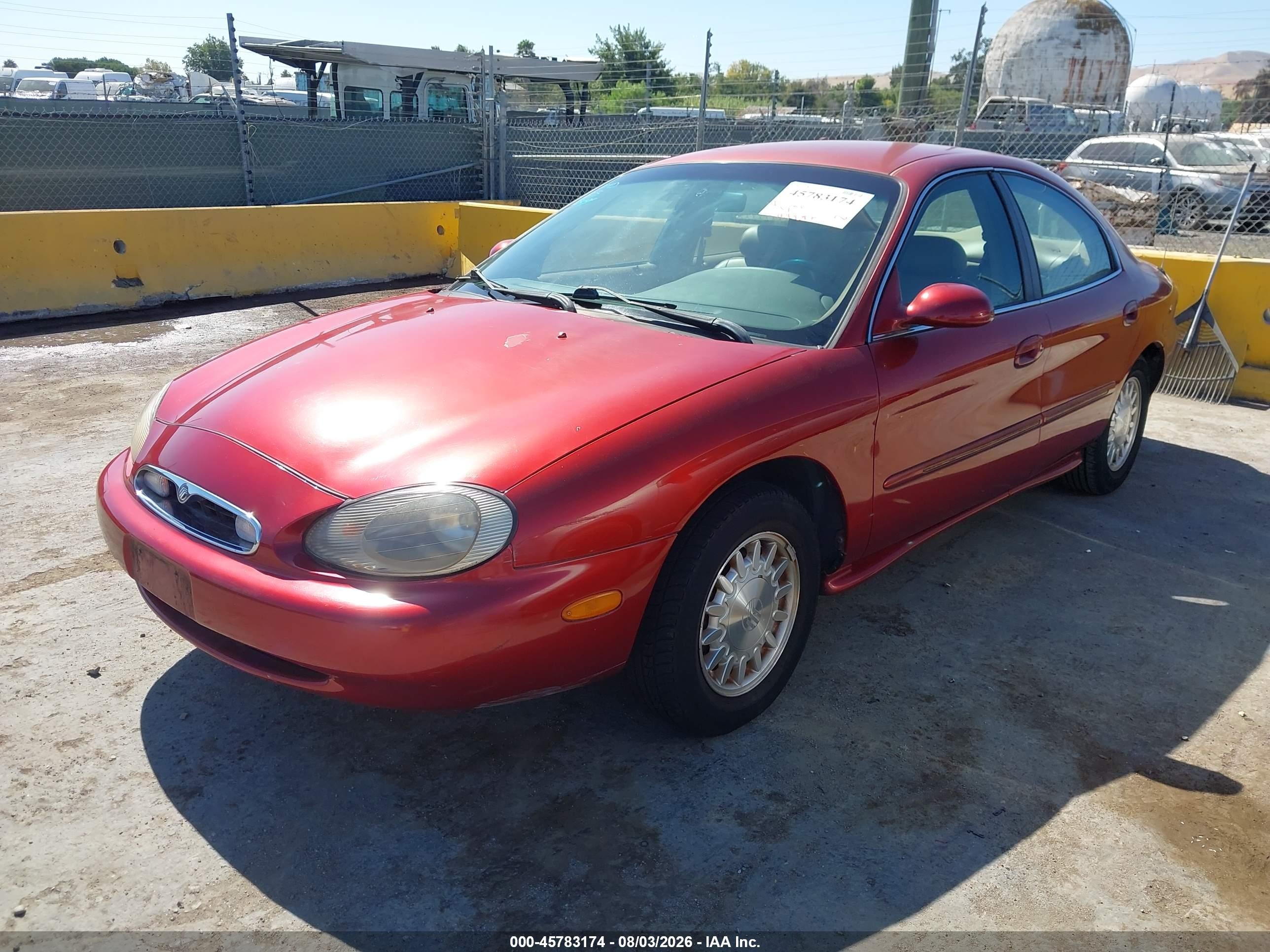 1996 Mercury Sable Ls Red vin: 1MELM53S0TA614068