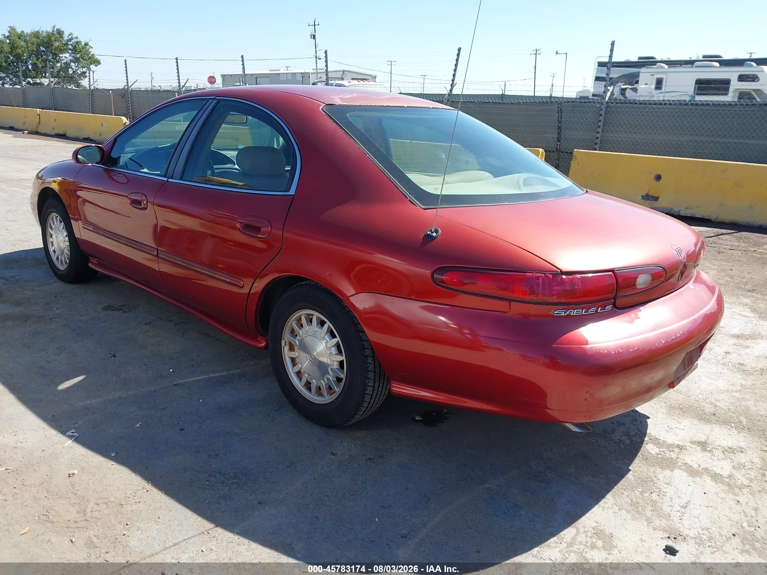 1996 Mercury Sable Ls Red vin: 1MELM53S0TA614068
