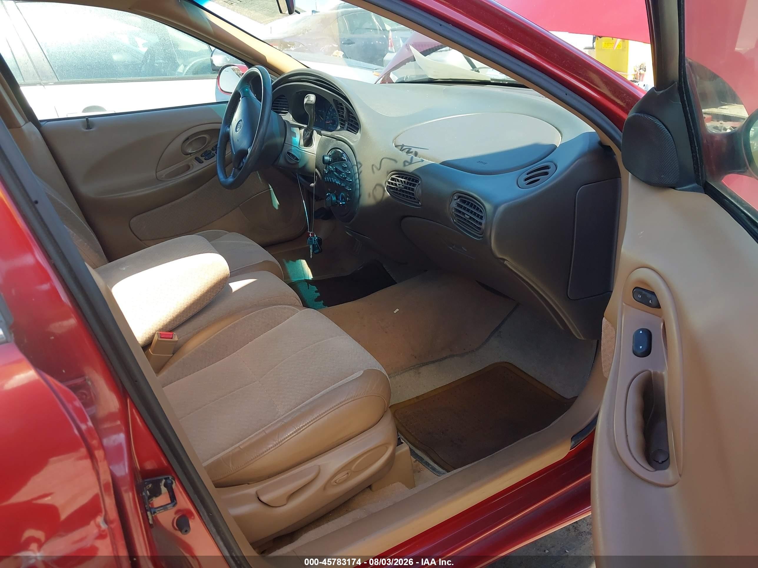 1996 Mercury Sable Ls Red vin: 1MELM53S0TA614068