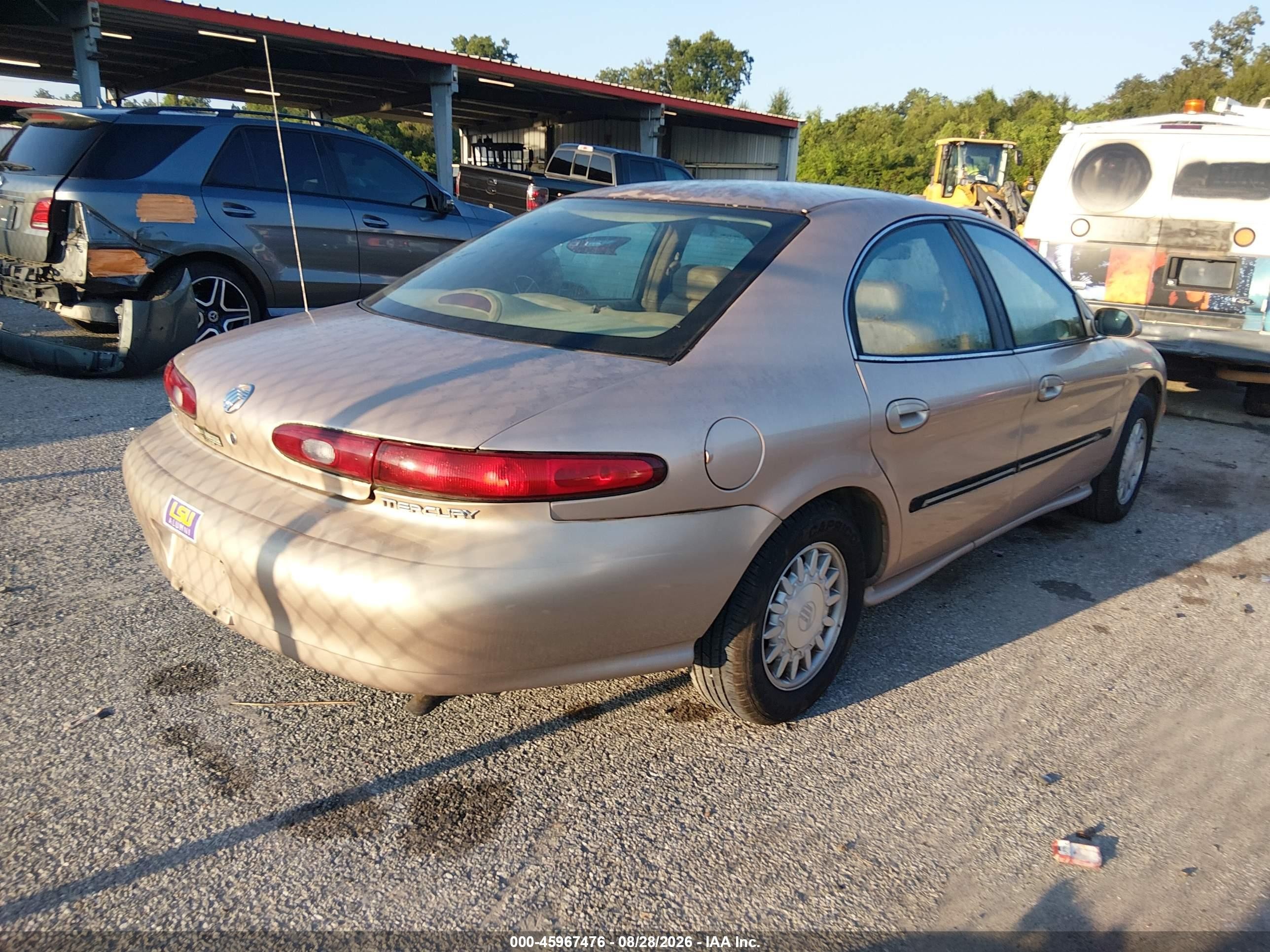 1997 Mercury Sable Ls Gold vin: 1MELM53S1VA657451