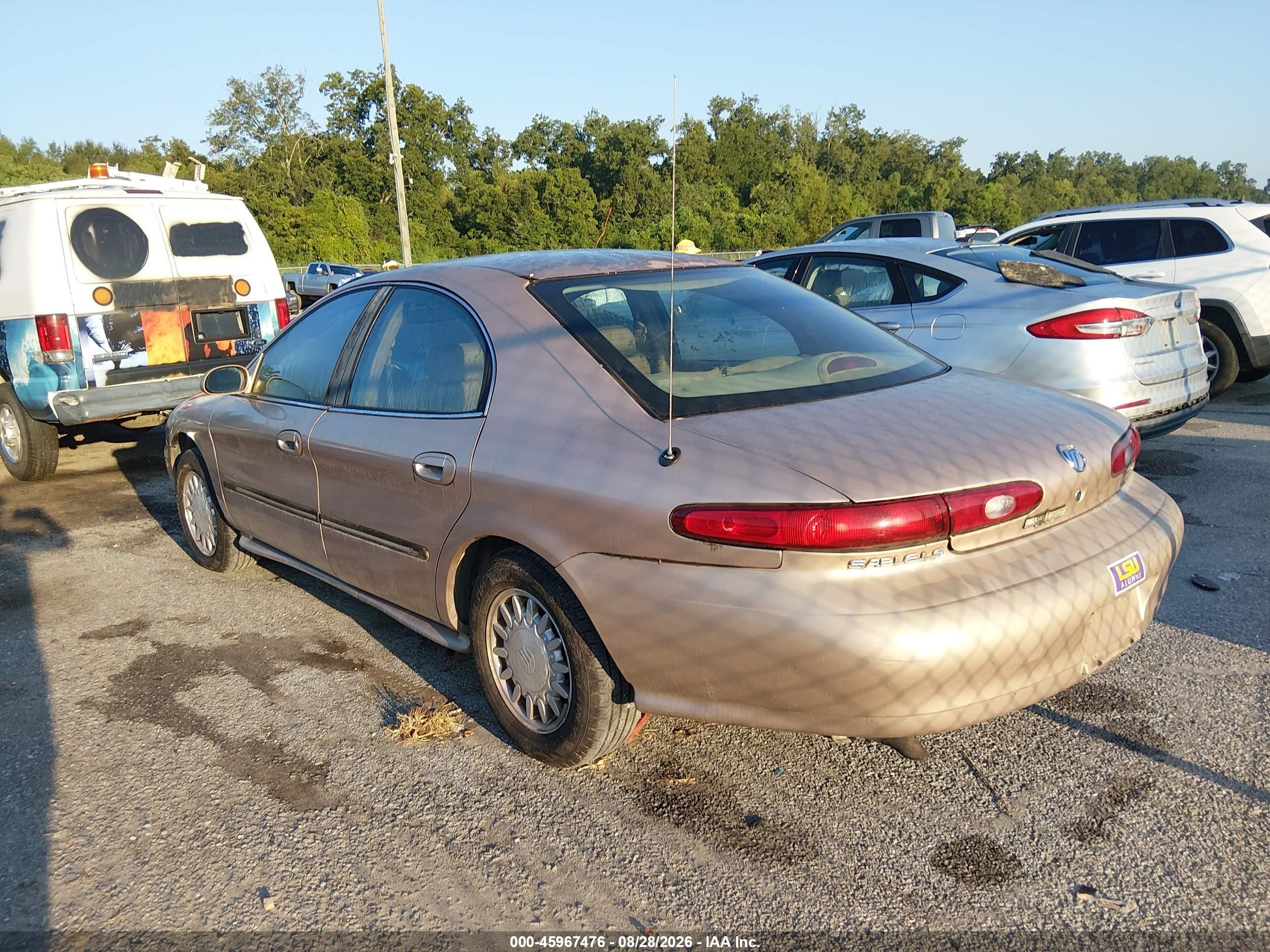1997 Mercury Sable Ls Gold vin: 1MELM53S1VA657451