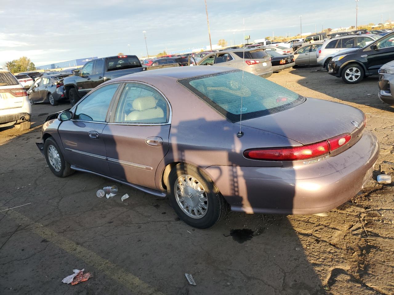 1996 Mercury Sable Ls Pink vin: 1MELM53S4TG606679