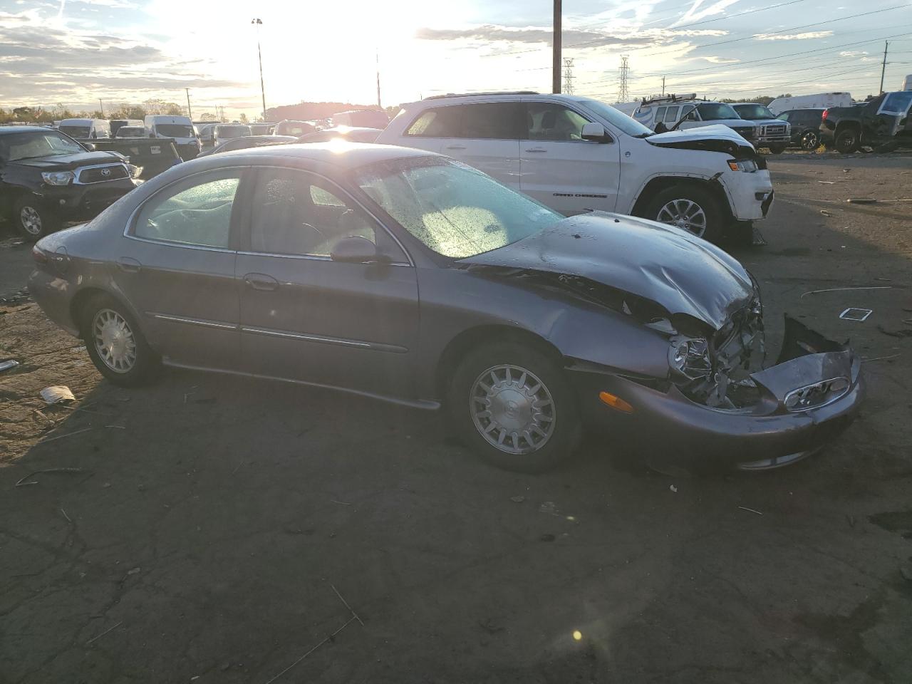 1996 Mercury Sable Ls Pink vin: 1MELM53S4TG606679