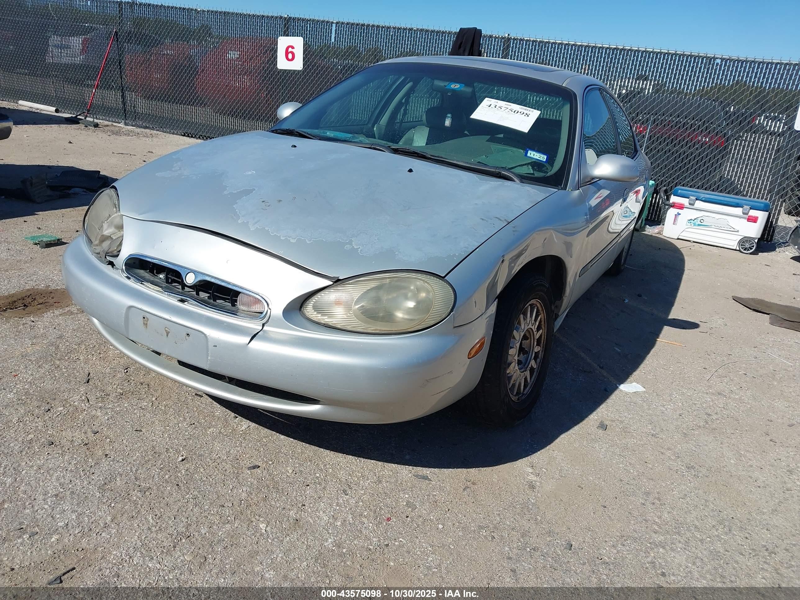 1996 Mercury Sable Ls Silver vin: 1MELM53S8TA639588