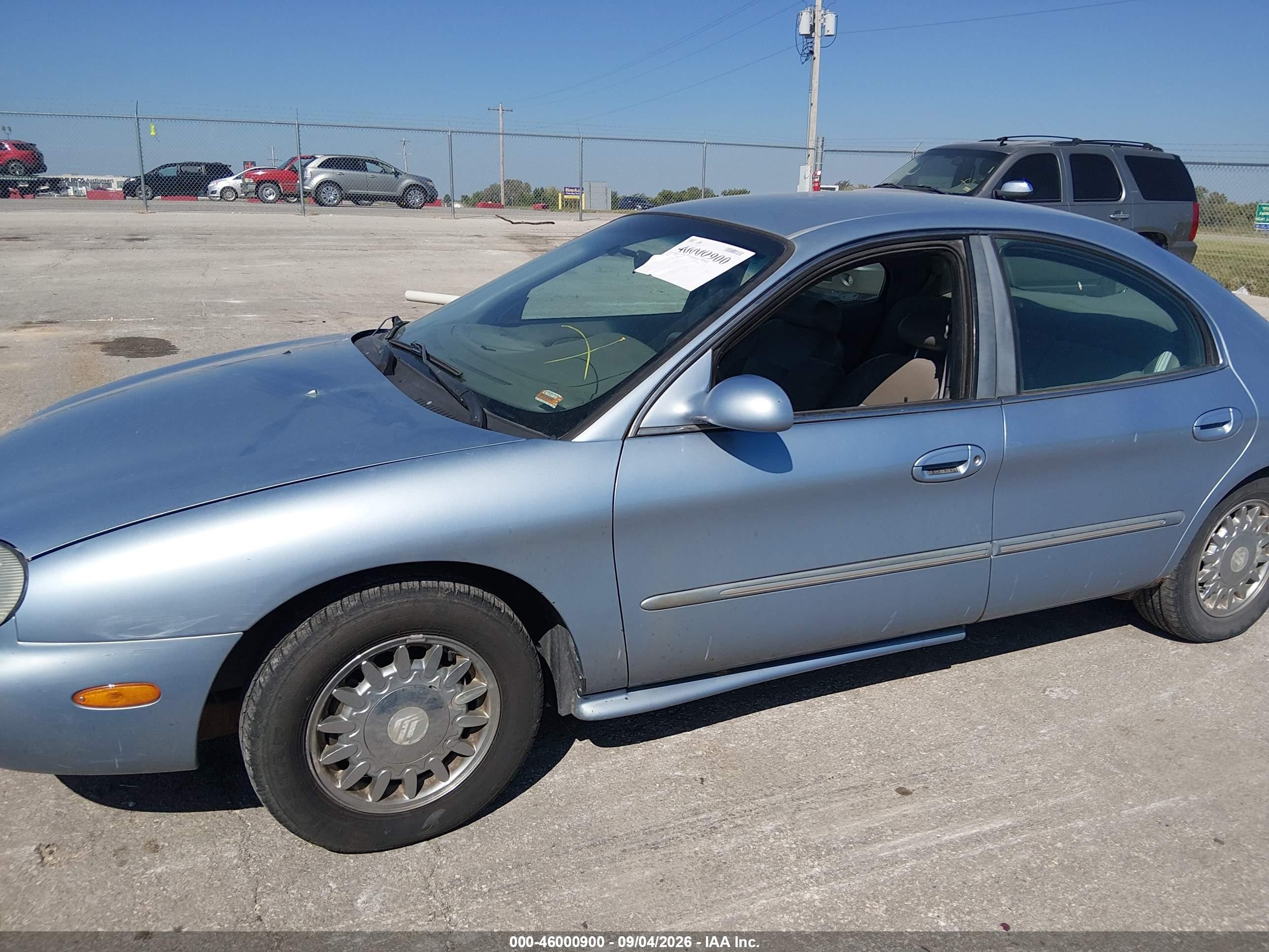 1997 Mercury Sable Ls Light Blue vin: 1MELM53S8VA612104