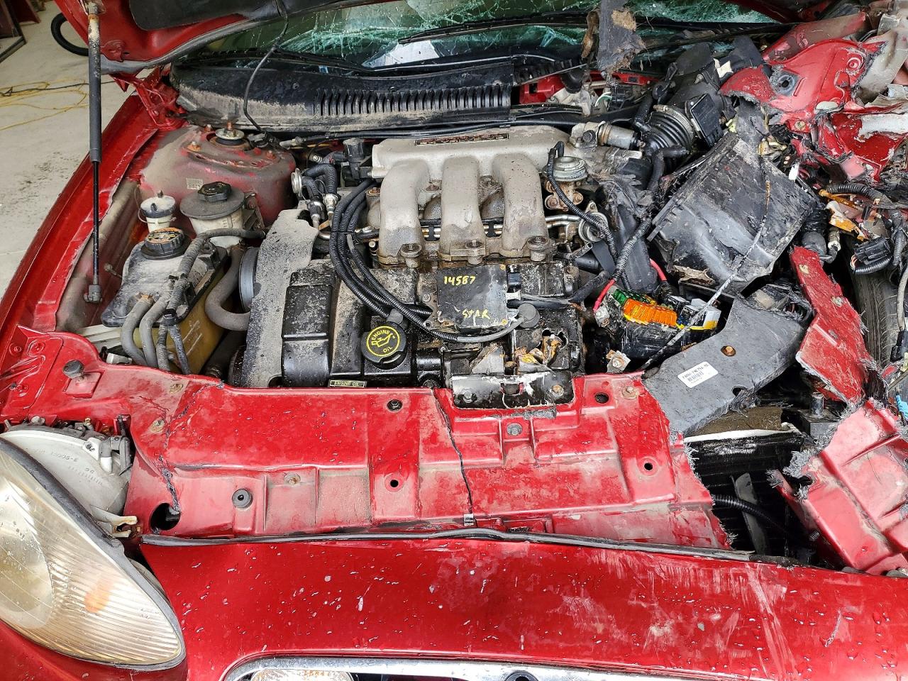 1996 Mercury Sable Ls Red vin: 1MELM53SXTA612358