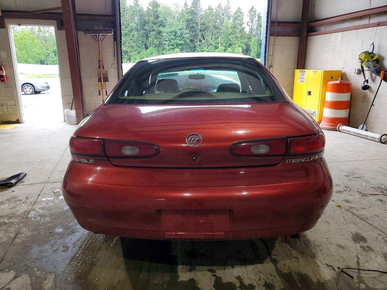1996 Mercury Sable Ls Red vin: 1MELM53SXTA612358