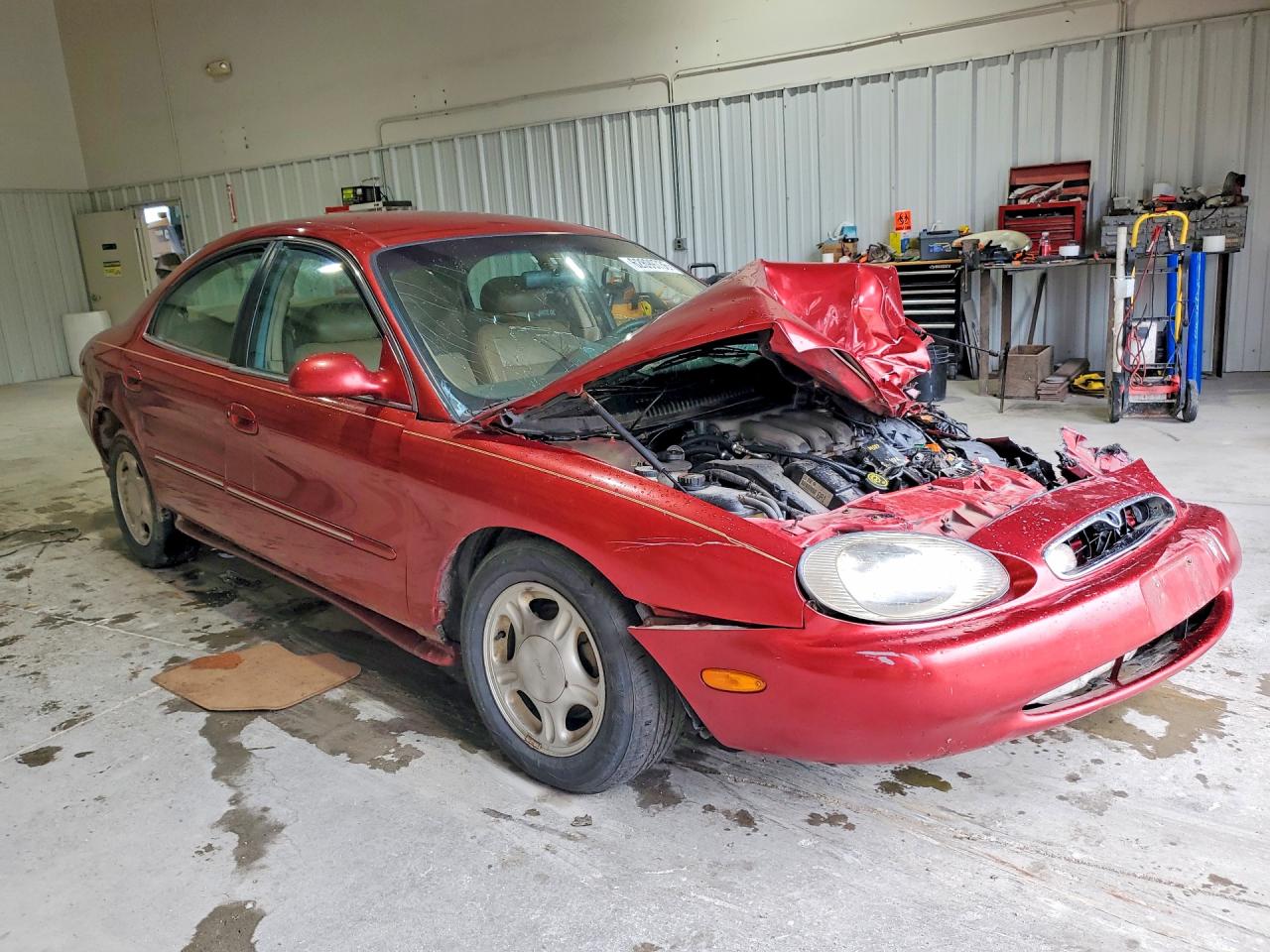 1996 Mercury Sable Ls Red vin: 1MELM53SXTA612358
