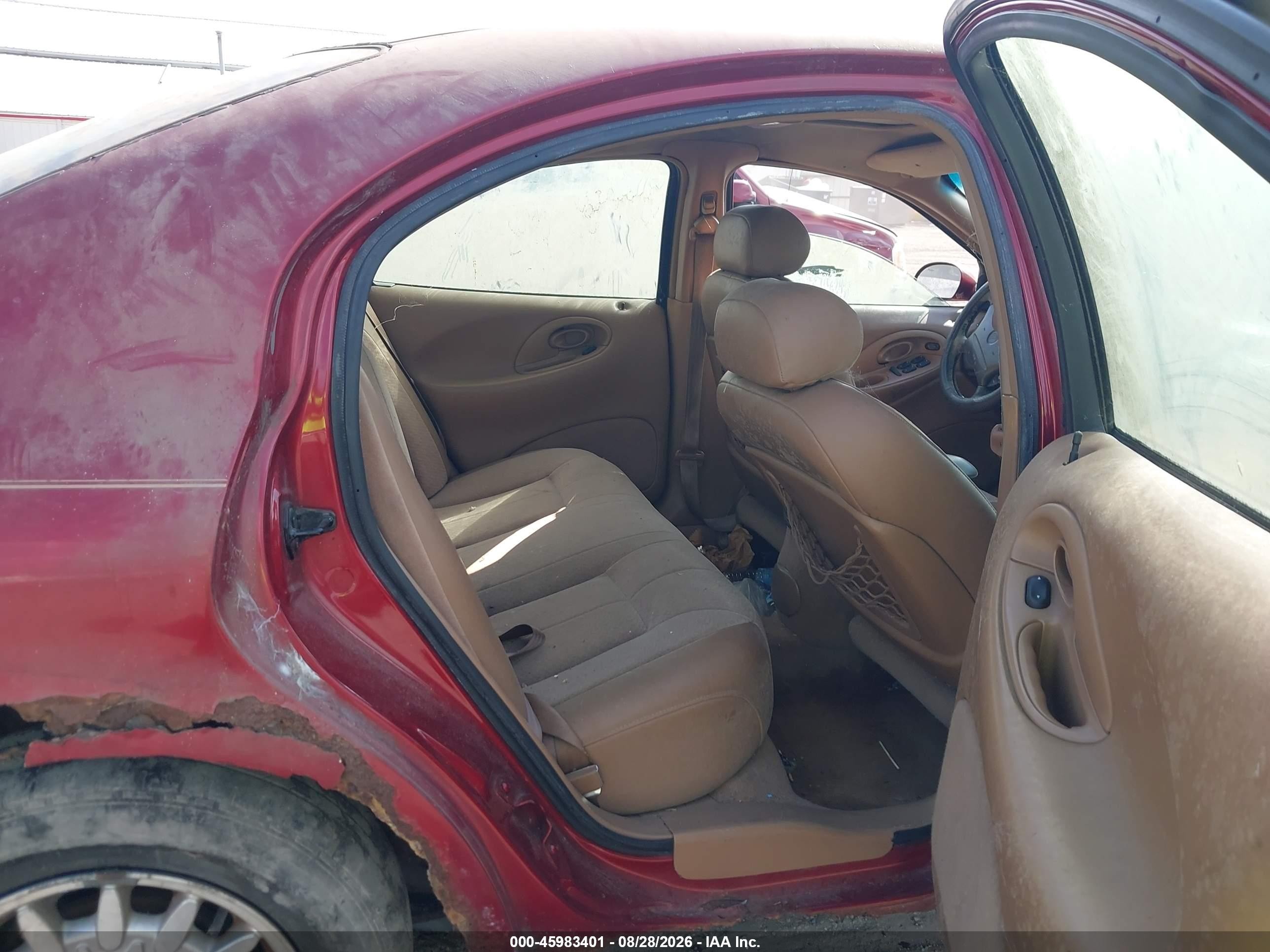 1996 Mercury Sable Ls Red vin: 1MELM53SXTG620814