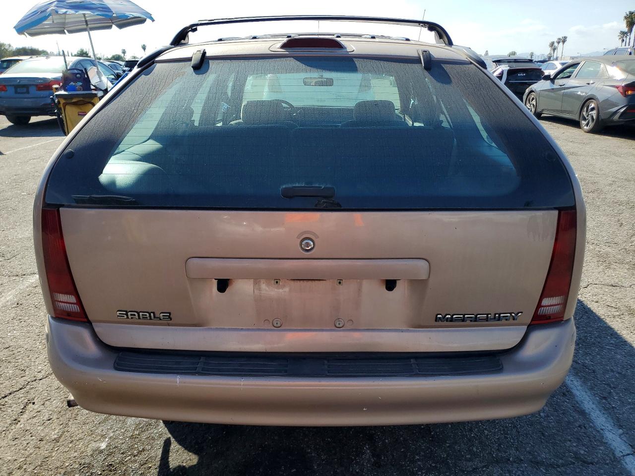 1993 Mercury Sable Tan vin: 1MELM5545PA619156