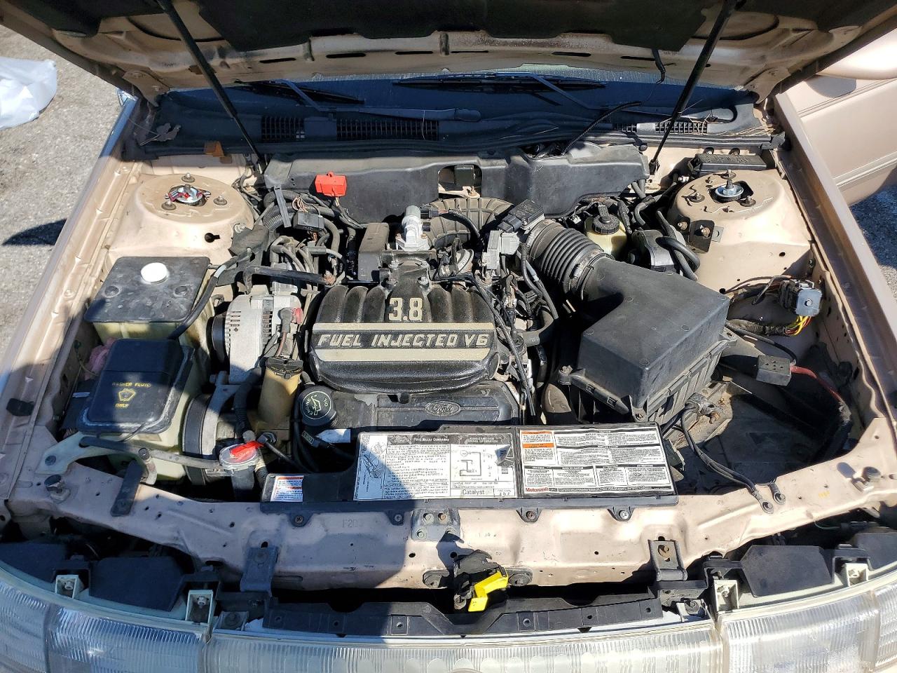 1993 Mercury Sable Tan vin: 1MELM5545PA619156