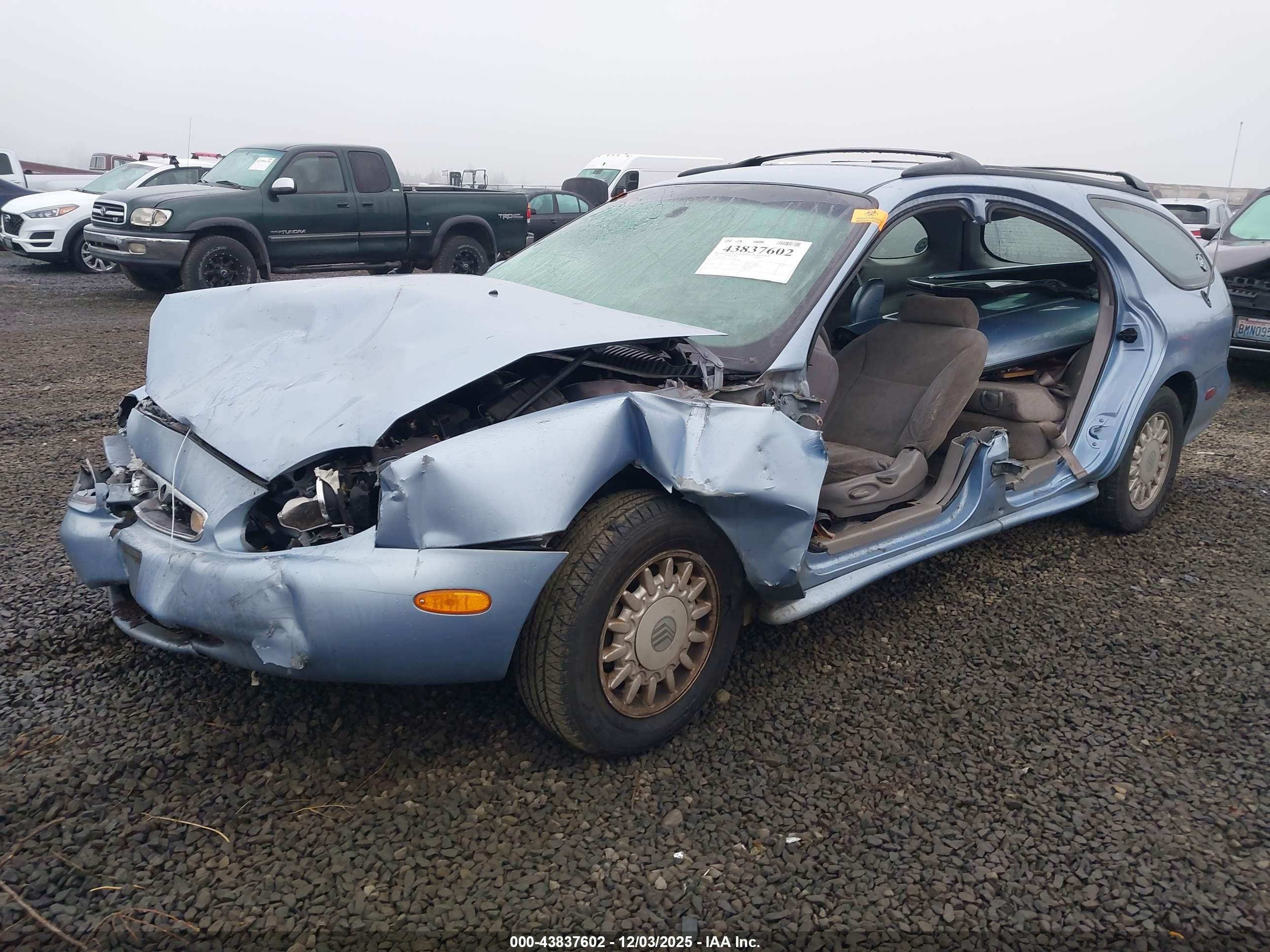 1997 Mercury Sable Gs Light Blue vin: 1MELM55U2VG630822