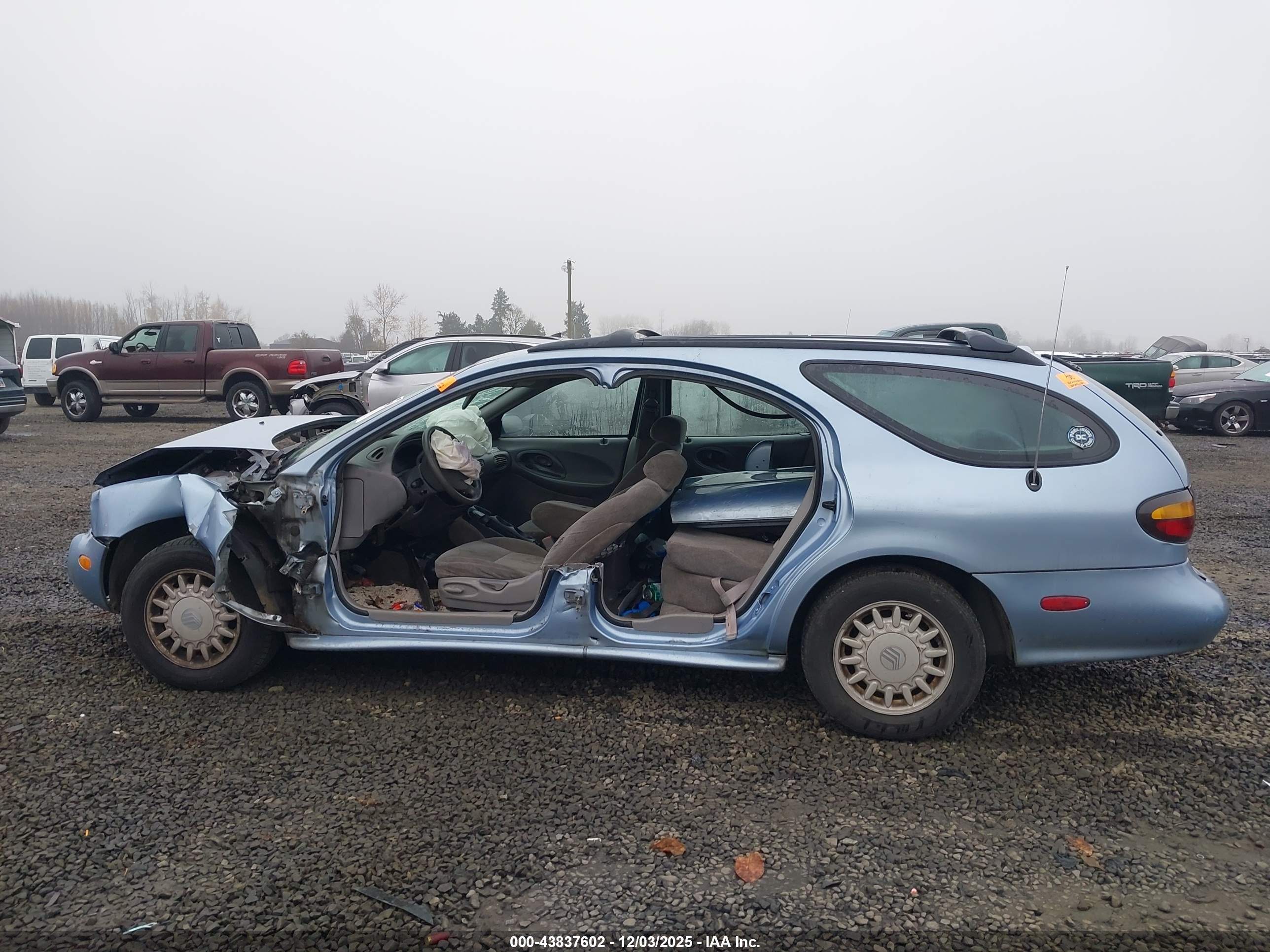 1997 Mercury Sable Gs Light Blue vin: 1MELM55U2VG630822