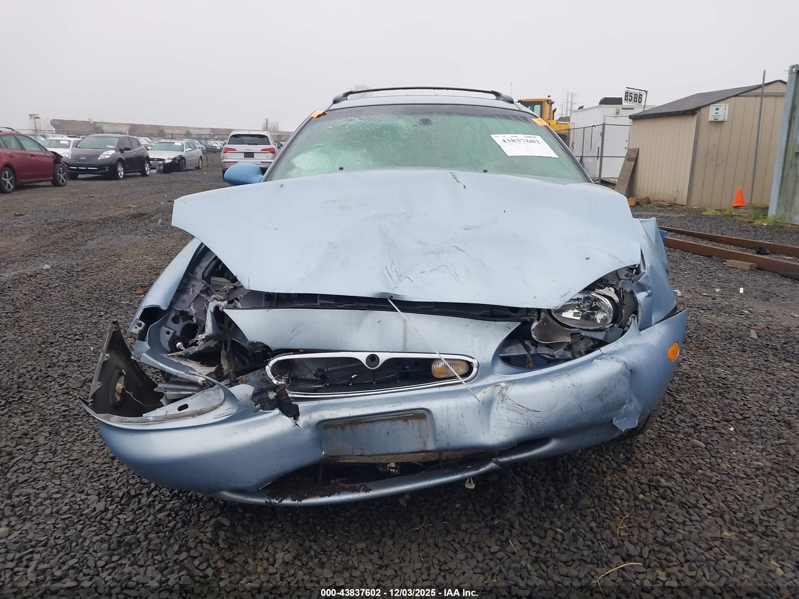 1997 Mercury Sable Gs Light Blue vin: 1MELM55U2VG630822