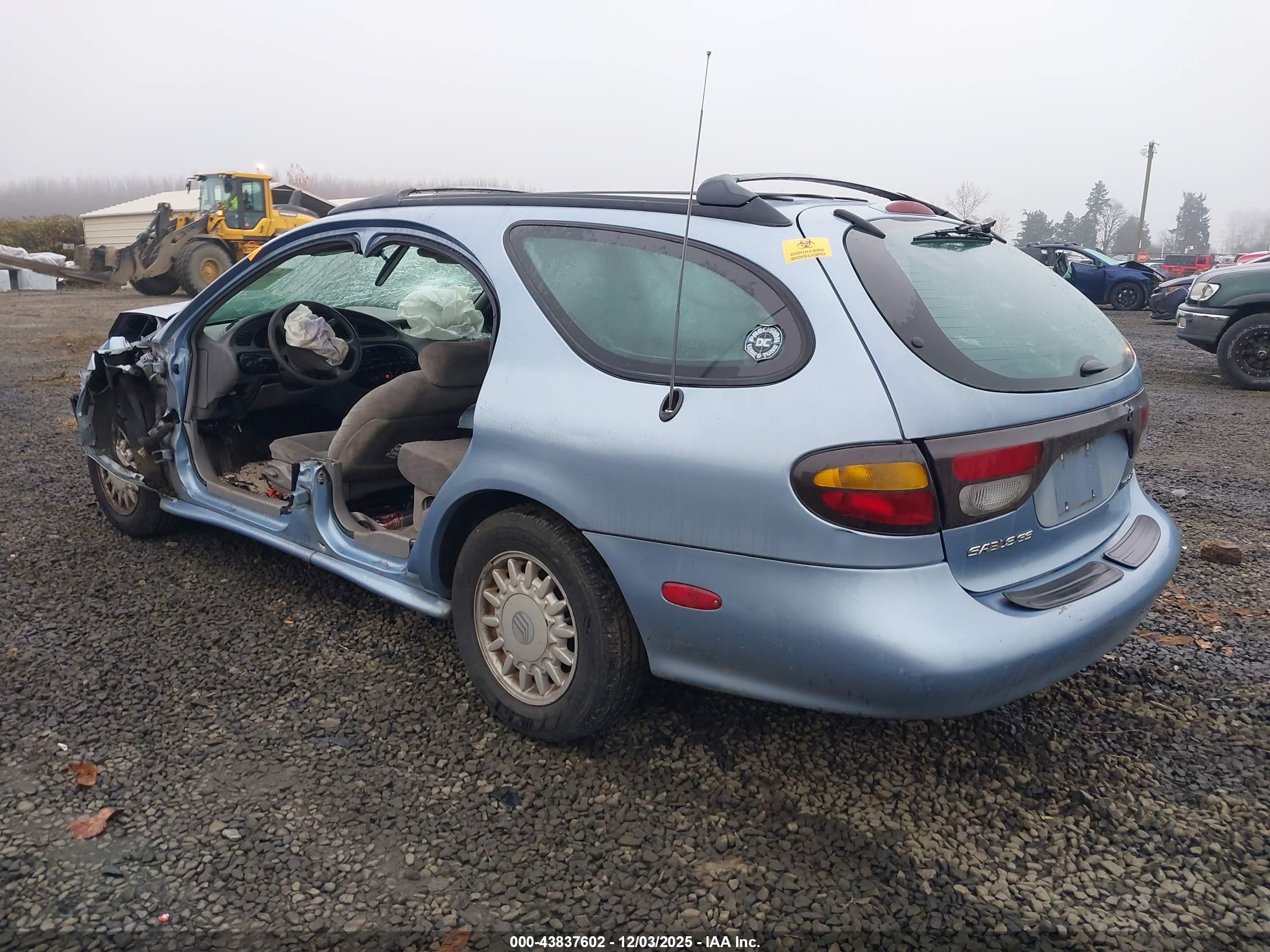 1997 Mercury Sable Gs Light Blue vin: 1MELM55U2VG630822