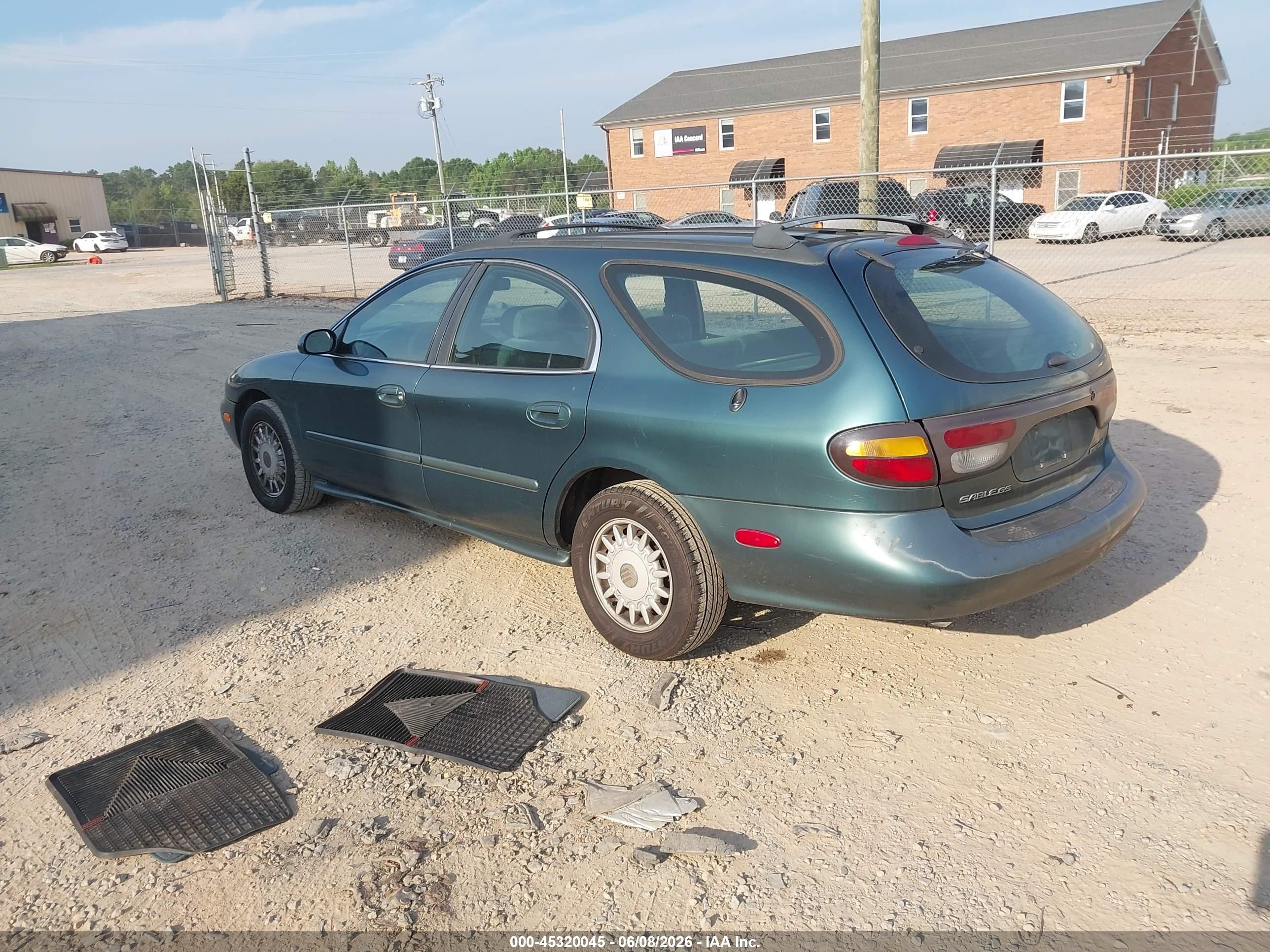 1996 Mercury Sable Gs Green vin: 1MELM55U3TA604715