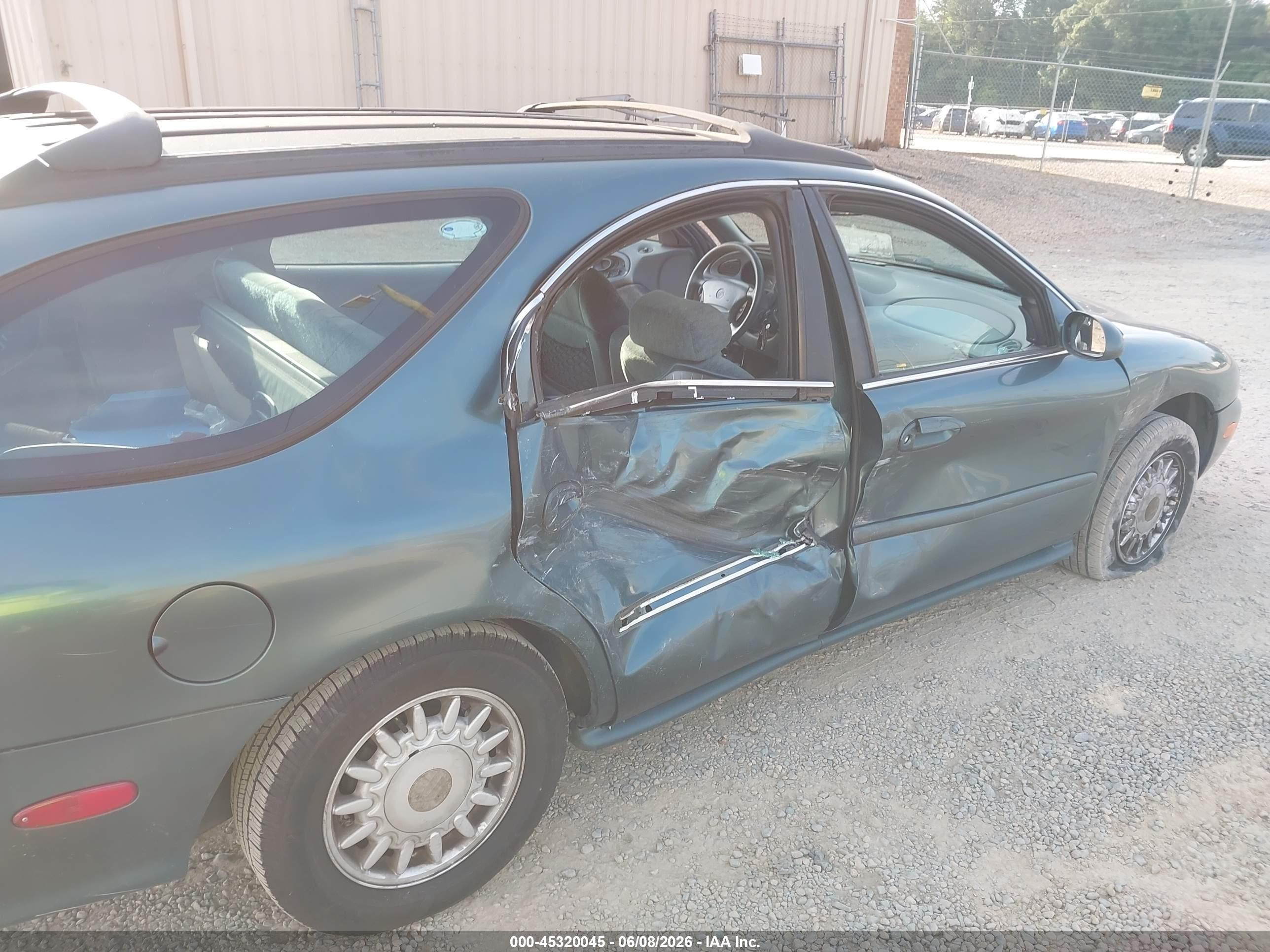 1996 Mercury Sable Gs Green vin: 1MELM55U3TA604715