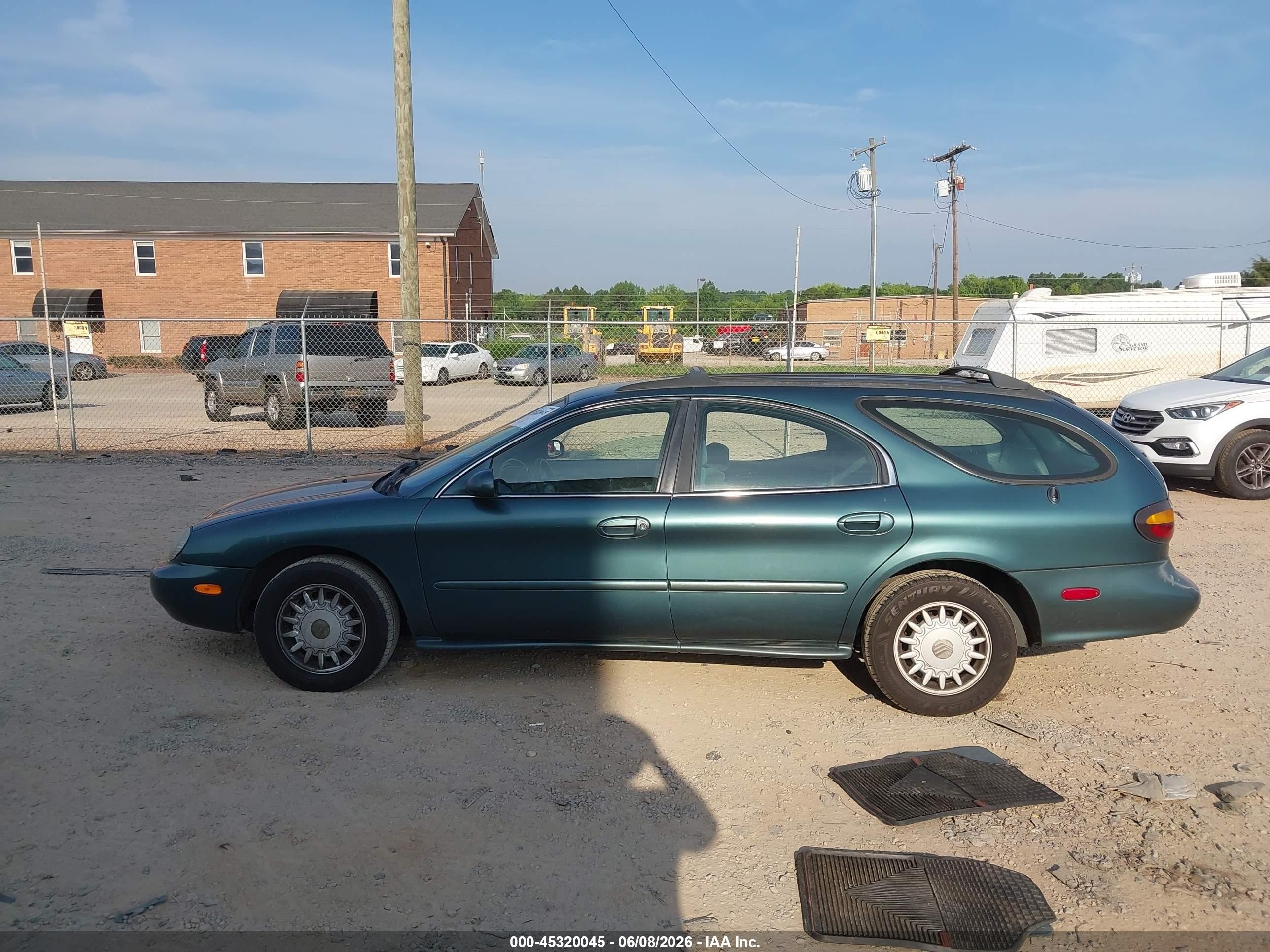 1996 Mercury Sable Gs Green vin: 1MELM55U3TA604715